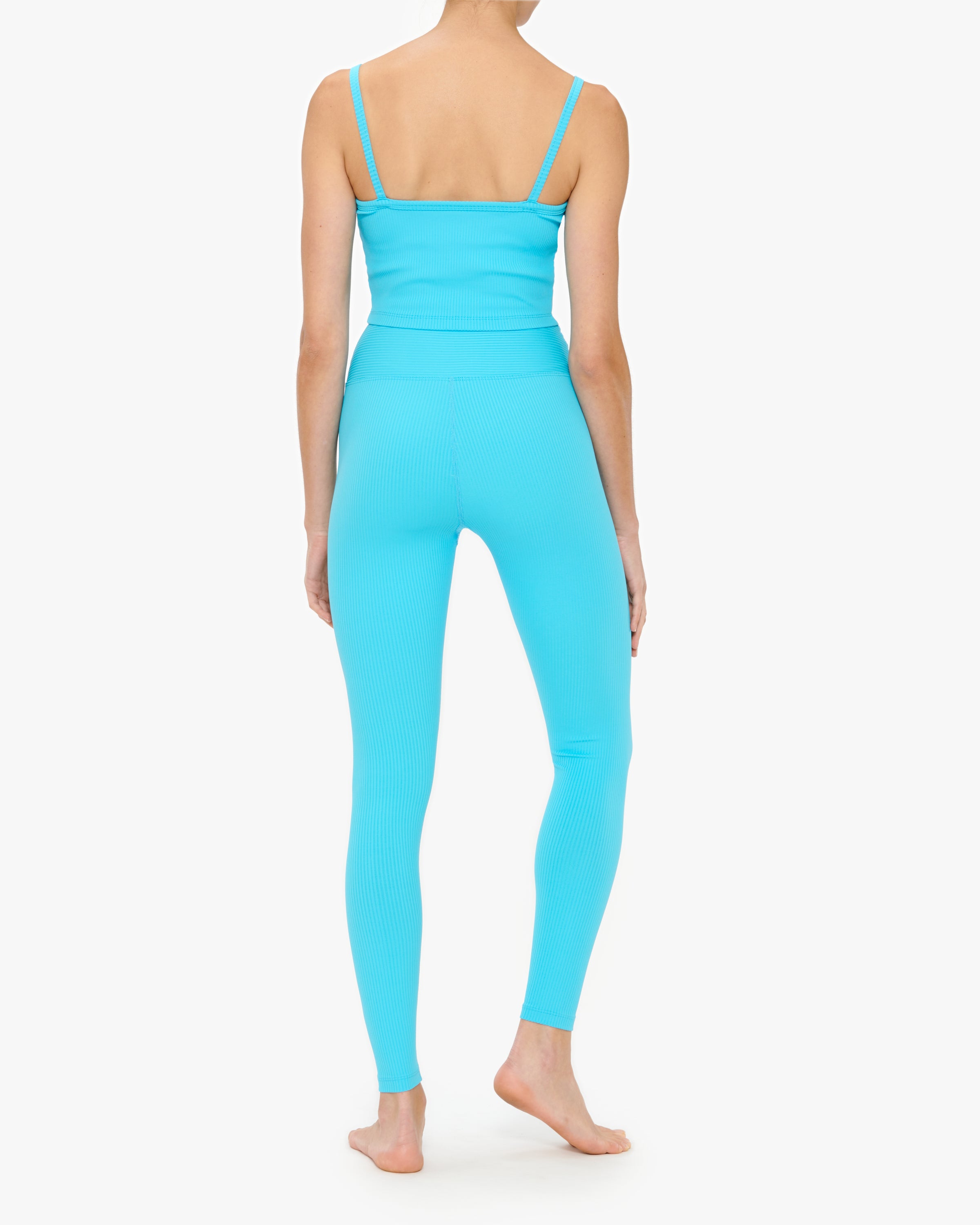 Year of Ours Ribbed High Waist Leggings for Women - Yoga, Workout & Everyday Wear - Comfortable Stretchy High-Rise Tights for Fitness, Running and Lounge