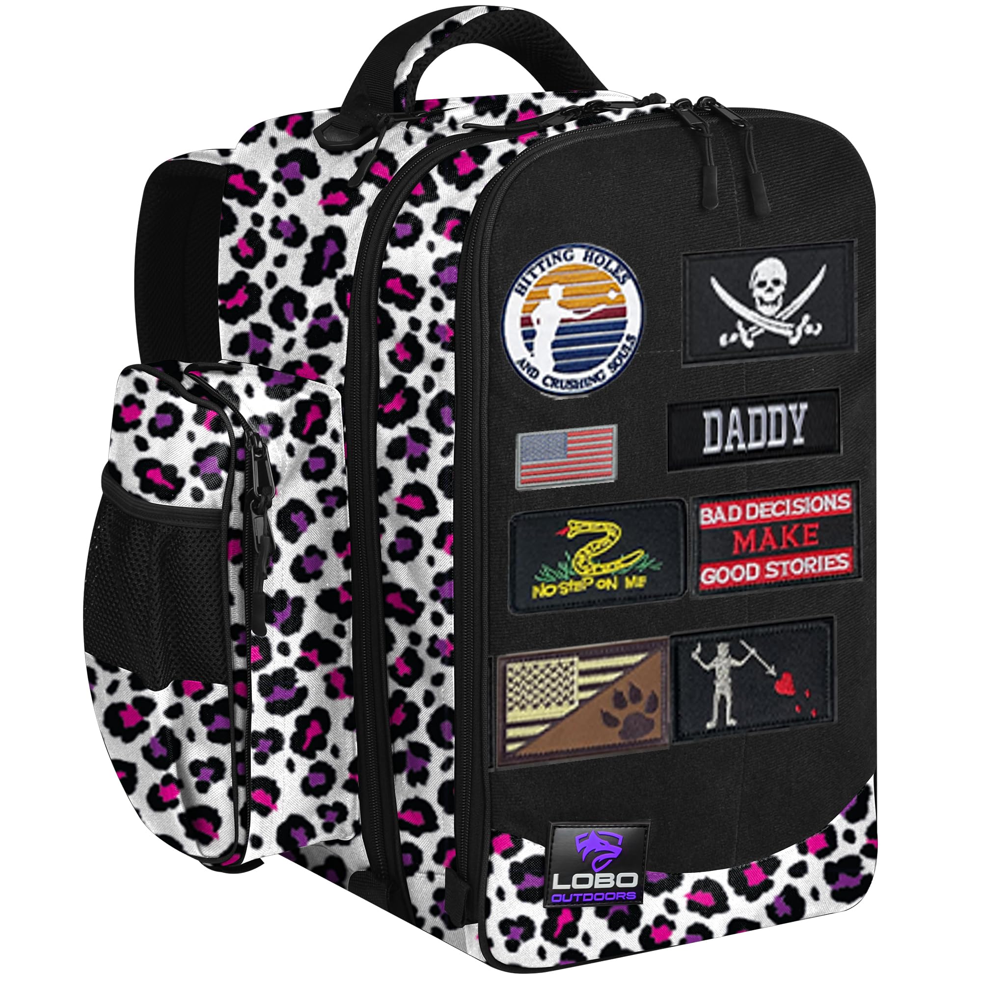 FIGHTSENSE Premium Cornhole Backpack - Holds 24 Bags with Multiple Storage Pockets - Durable Cornhole Bag Carrying Case for Outdoor Games, Tailgating & Beach Parties