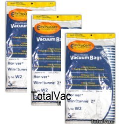 Hoover W2 Vacuum Cleaner Bags - 9 Pack | Compatible with Hoover W2 Models | Ideal for Home Cleaning & Pet Hair Removal