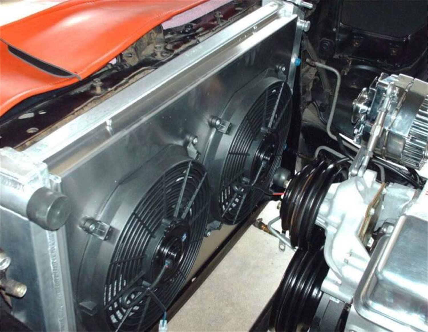 4 Row All Aluminum Radiator with Dual 12