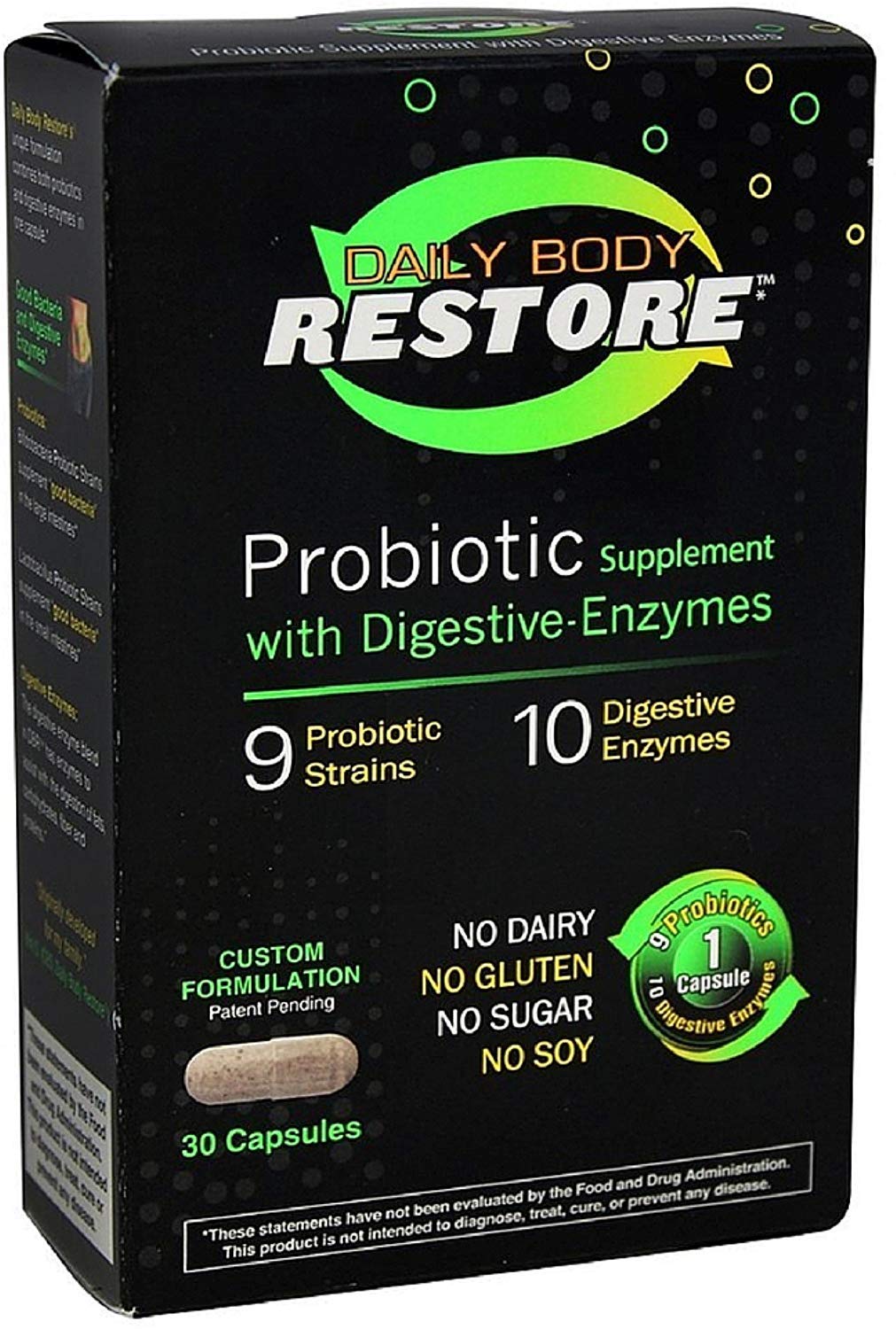 Probiotic Supplement with Digestive Enzymes - 120 Capsules (4 Packs) for Gut Health, Digestion & Immune Support - Perfect for Travel, Daily Wellness & Post-Antibiotic Recovery