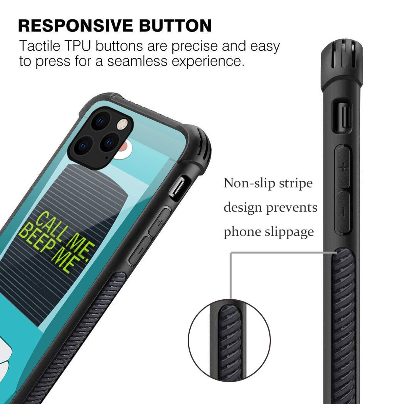 Shockproof iPhone 11 Pro Max Case - Blue Gaming Graphic Design for Girls & Boys | Anti-Scratch Hard PC Back Cover | Perfect for Gaming Enthusiasts & Trendy Teens