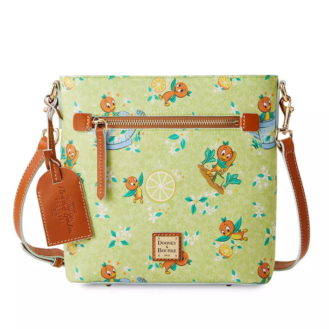 Exclusive Disney Parks Dooney & Bourke Crossbody Handbag - 2022 Flower & Garden Festival Limited Edition - Perfect for Theme Park Visits, Travel & Everyday Use