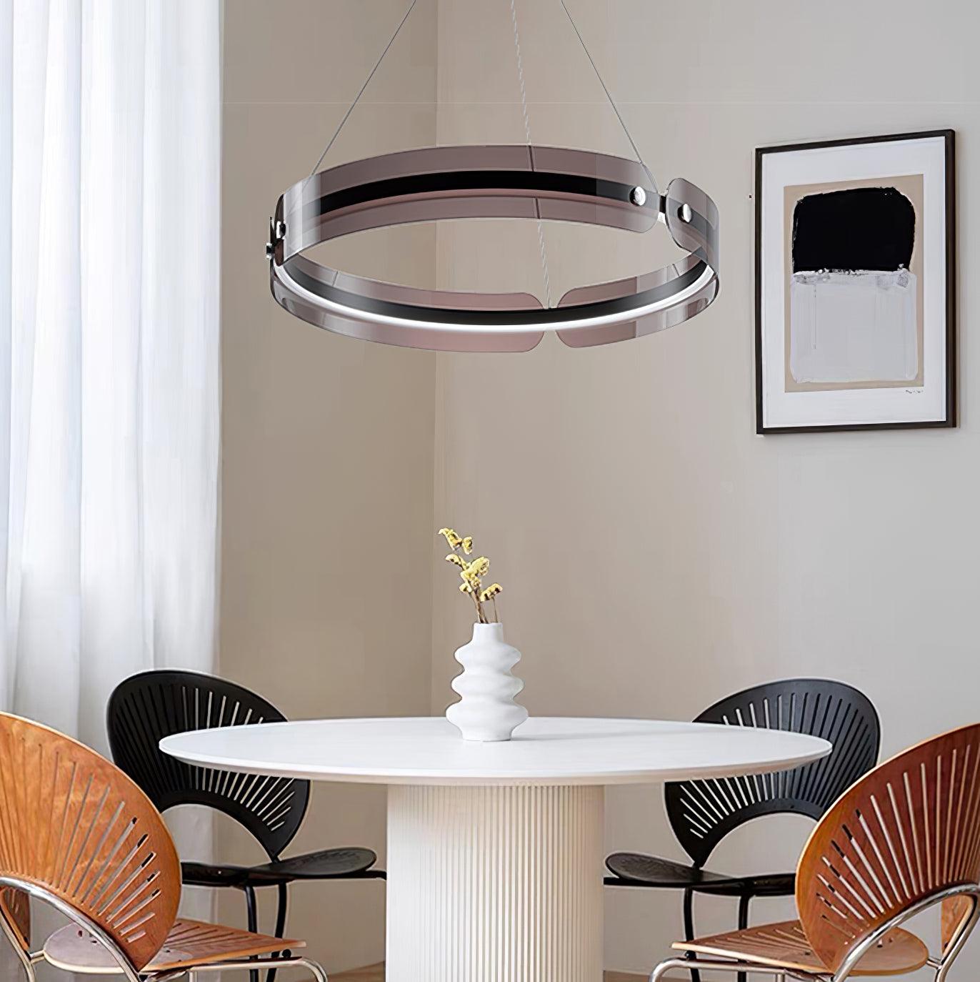 Javor LED Chandelier - Modern Crystal Ceiling Light Fixture for Dining Room, Living Room & Bedroom | Energy Efficient Dimmable Lighting for Home Decor