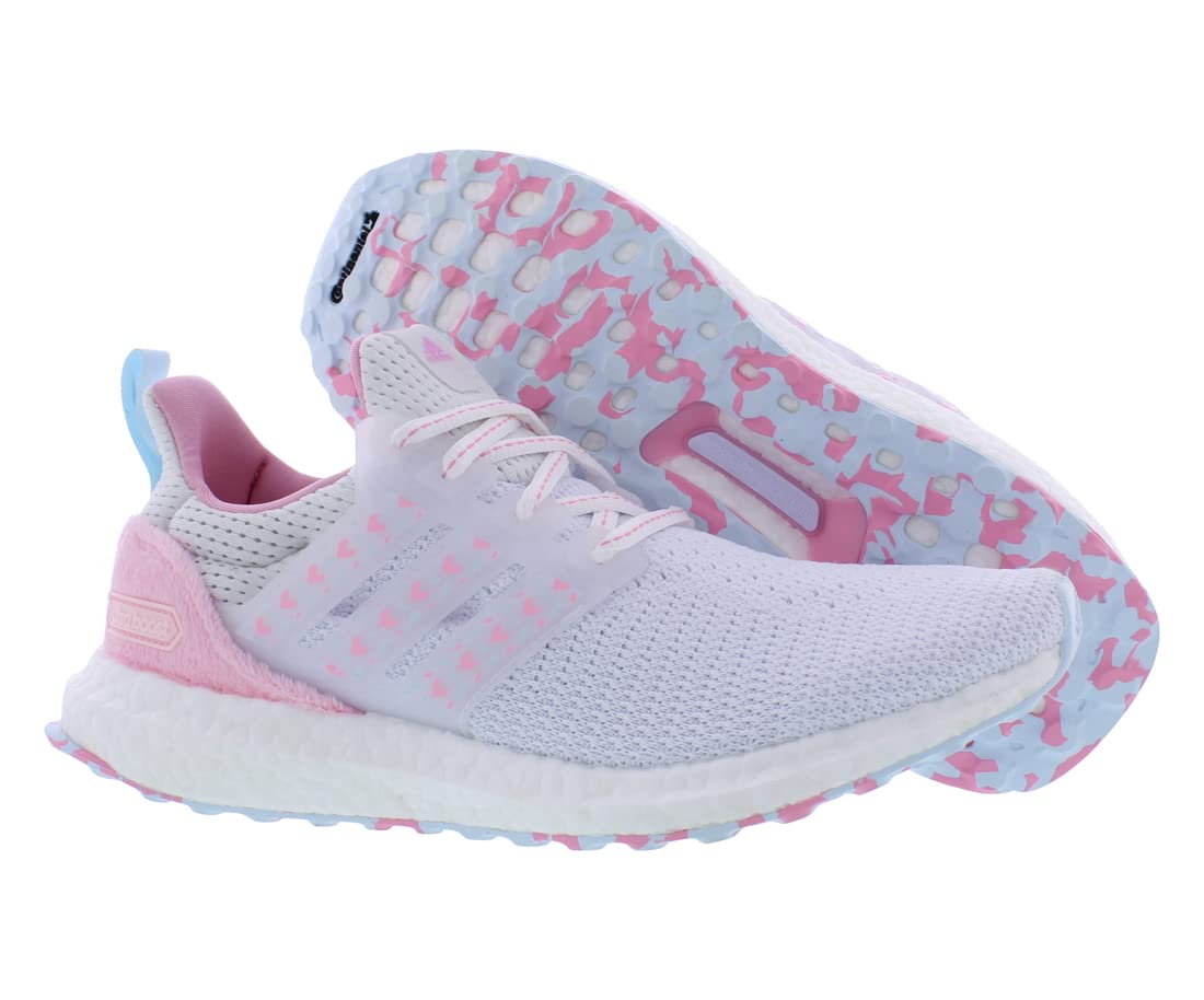 adidas Women's Fluidflow Running Shoes - Lightweight & Breathable White/Pink Sneakers for Jogging, Gym Workouts & Casual Wear | US Size 5 Men (Women's 6.5)