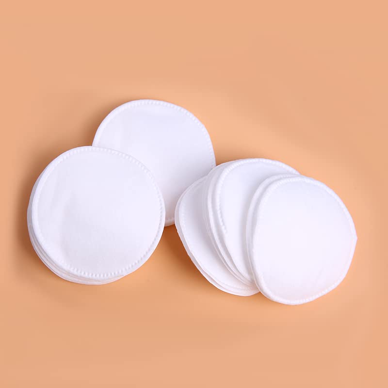 100% Cotton Facial Makeup Remover Pads - Soft Round Reusable Pads (Pack of 2, 200 Count) | Gentle for Sensitive Skin, Perfect for Daily Makeup Removal & Skincare Routine