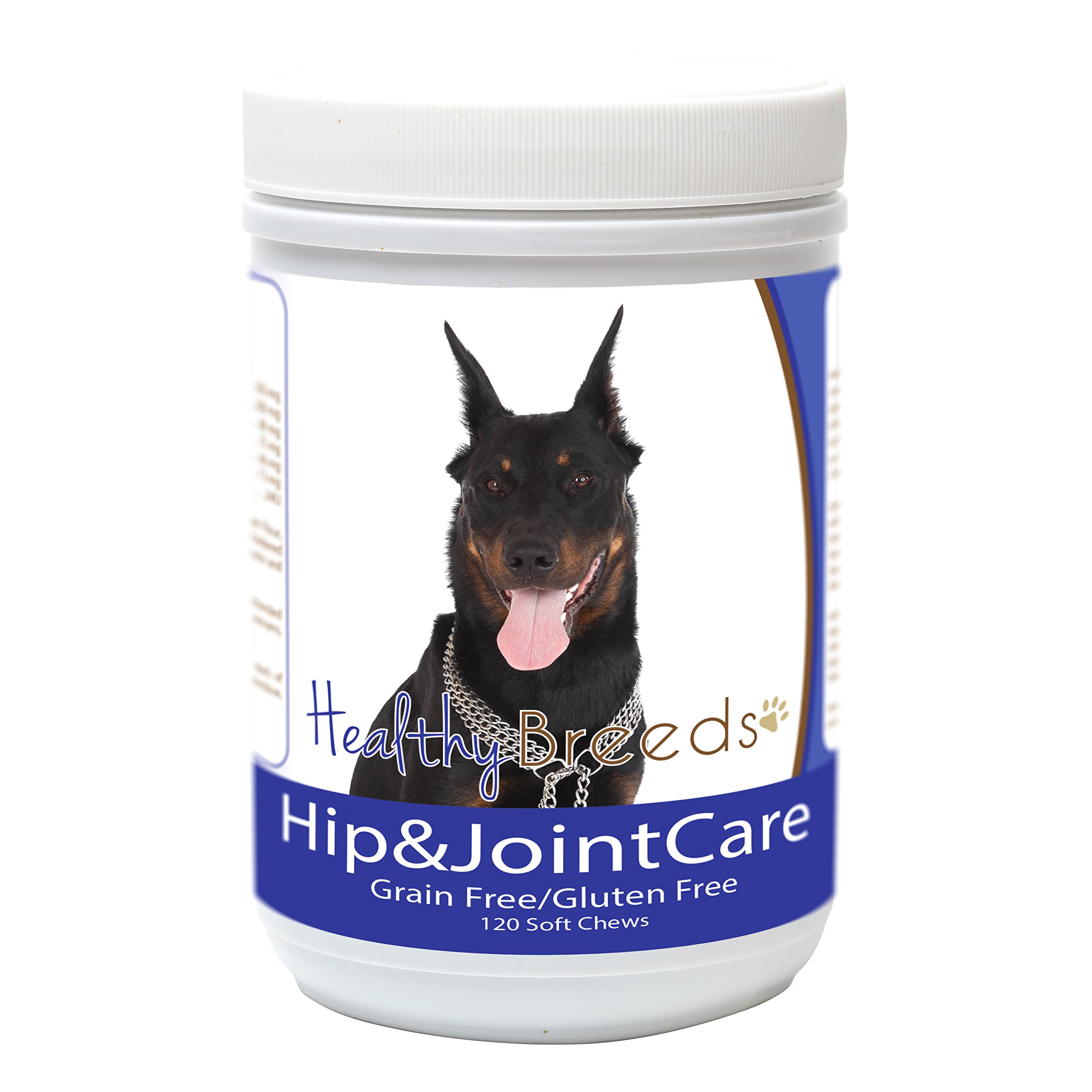 Healthy Breeds Beauceron Hip & Joint Supplement for Dogs - 120 Chewable Tablets - Supports Mobility & Joint Health - Ideal for Active & Senior Dogs