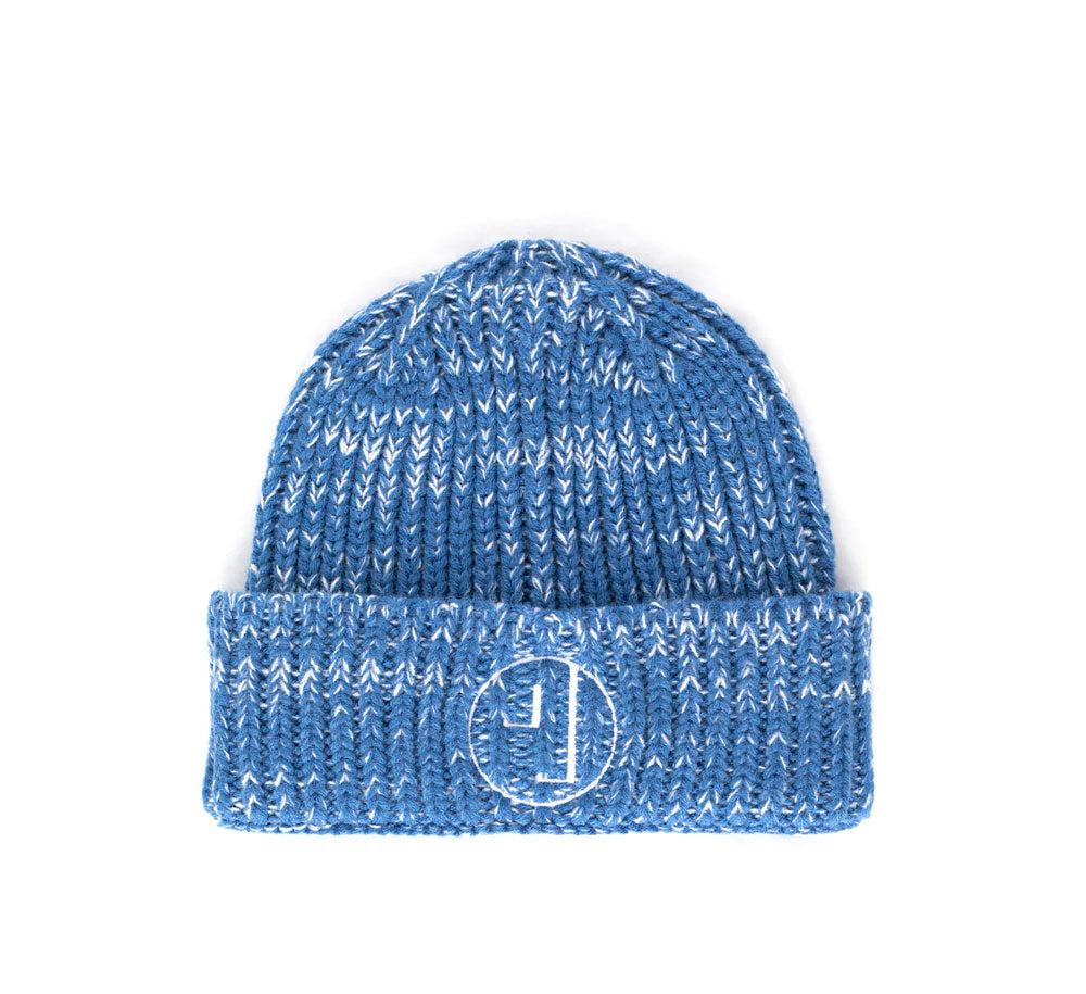 Blue Speckle Beanie Hat for Men & Women - Soft Winter Knit Beanie with Speckled Pattern - Perfect for Cold Weather, Outdoor Activities & Casual Style