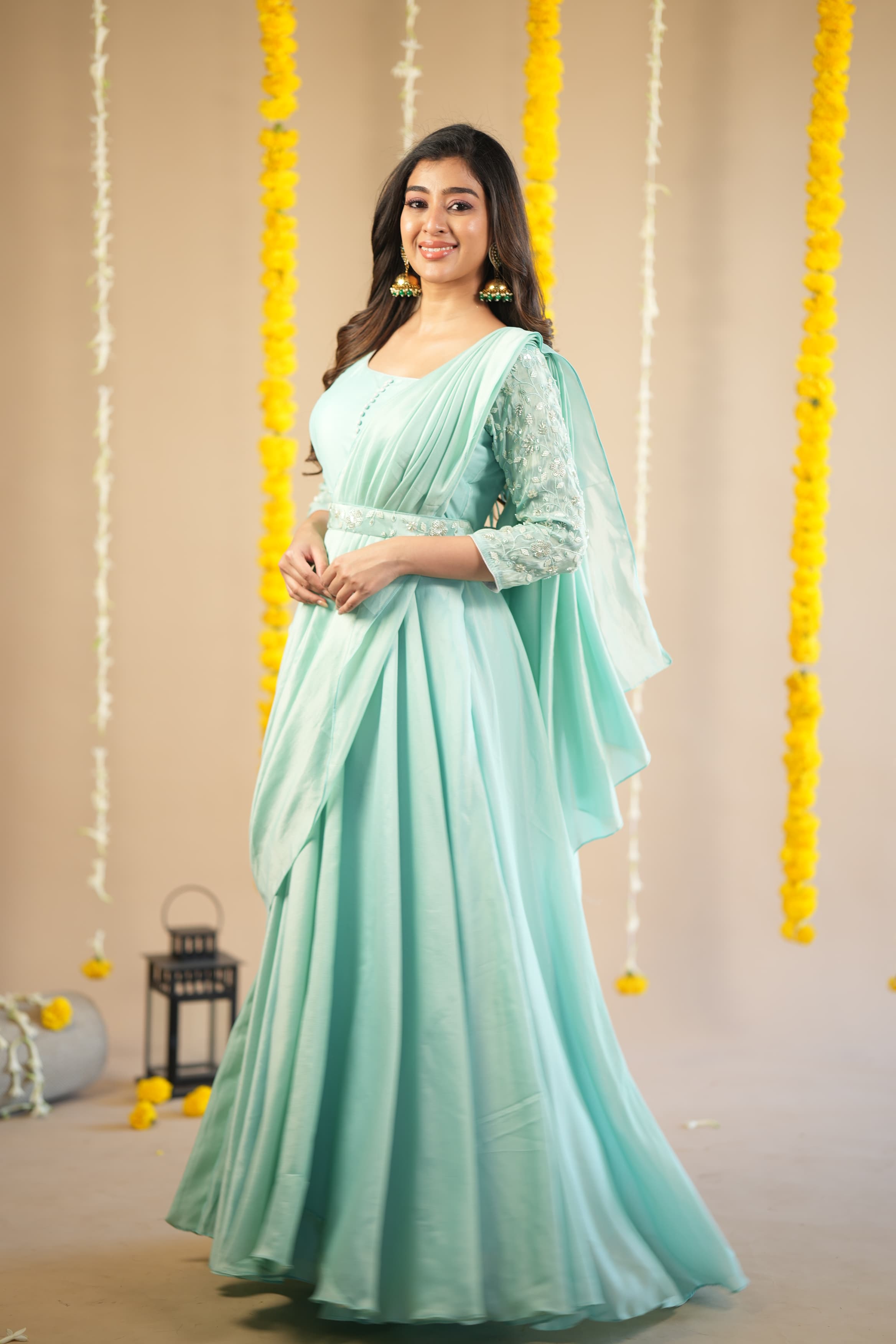DD603 Surabi Designer Drape Wear - Elegant Women's Fashion for Parties, Weddings & Special Occasions
