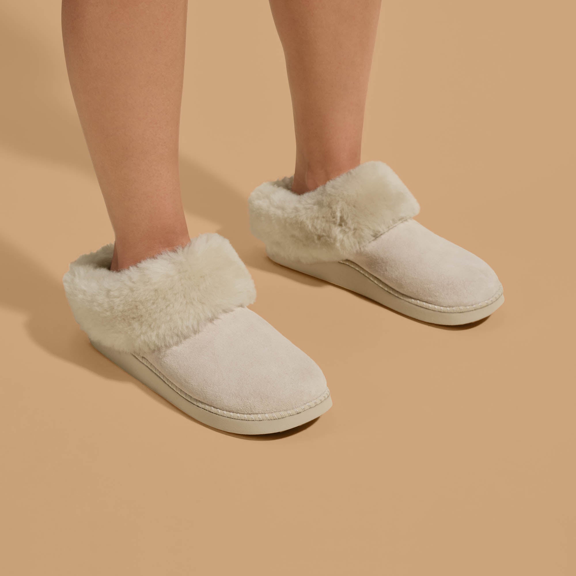 Women's Slip-On Puka Slippers - Comfortable Indoor/Outdoor House Shoes for Relaxing at Home or Lounging