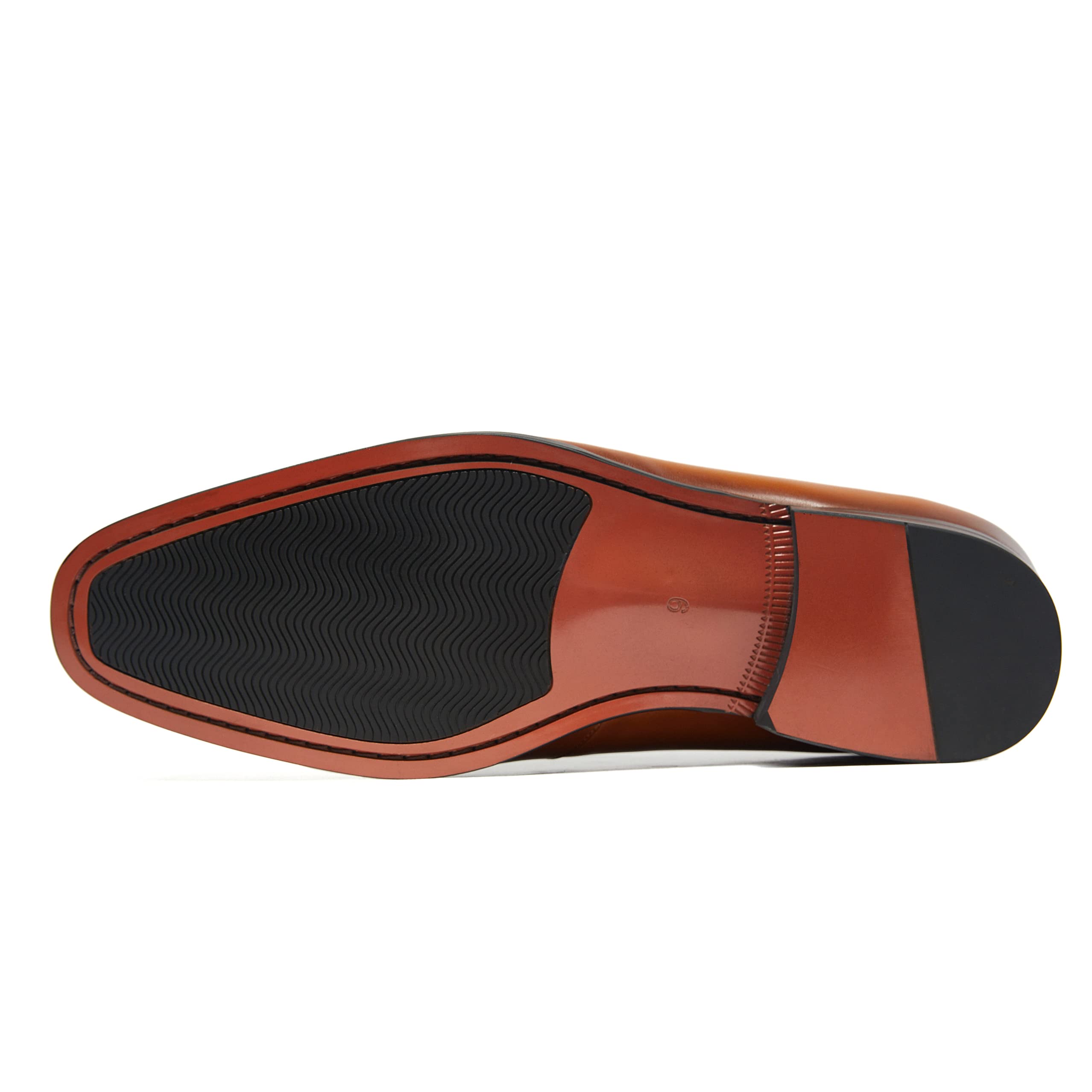 Premium FRASOICUS Men's Leather Slip-On Loafers - Comfortable Dress Shoes for Business & Formal Occasions - Ideal for Office, Weddings & Special Events