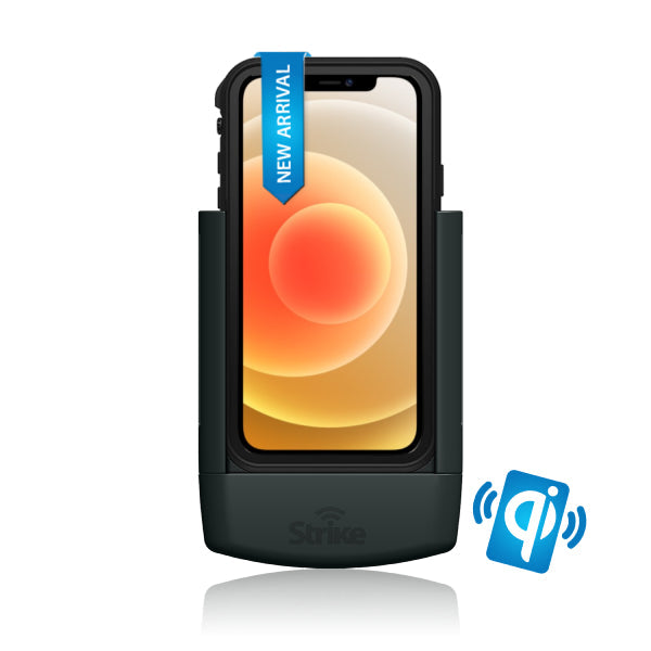 iPhone 12 Mini Wireless Charging Car Phone Holder - Compatible with LifeProof Case | Secure Mount for Hands-Free Driving & GPS Navigation