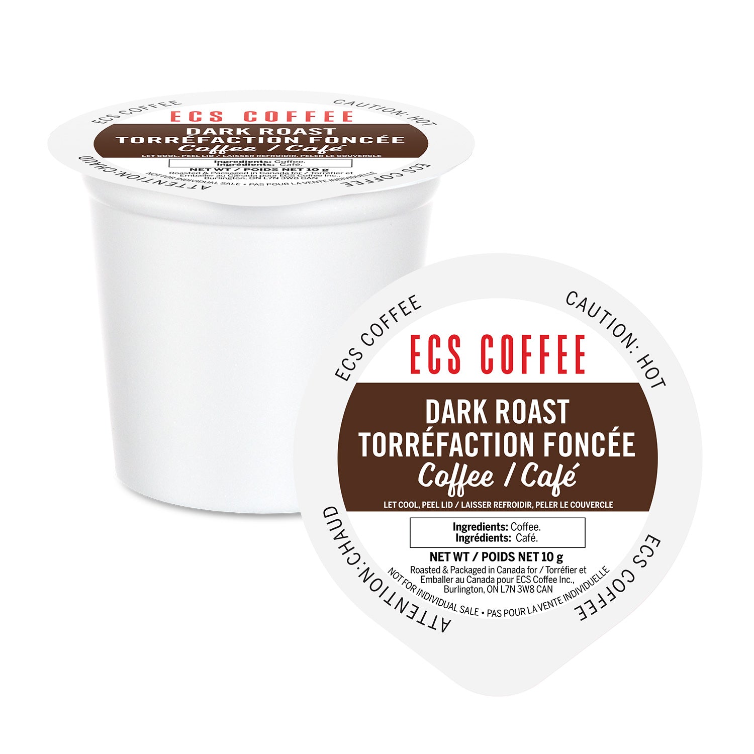 Premium ECS Dark Roast Single Serve Coffee Pods - 70 Count Pack for Keurig Brewers | Rich & Bold Flavor | Perfect for Home, Office & Gifting
