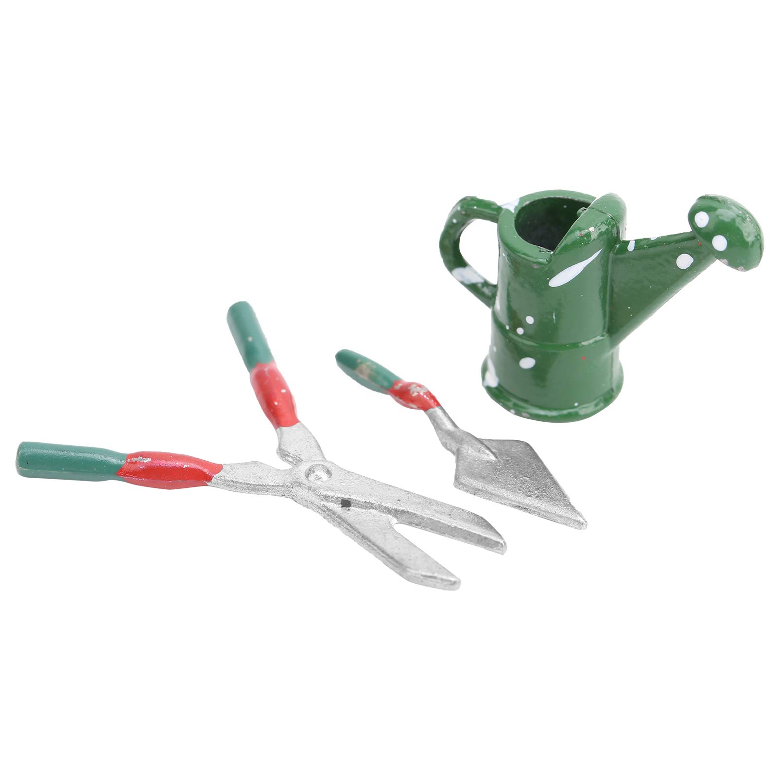 Miniature Dollhouse Garden Watering Can - Lightweight Metal DIY Accessory for Dollhouse Scenes | Perfect for Fairy Gardens, Terrariums & Miniature Landscapes