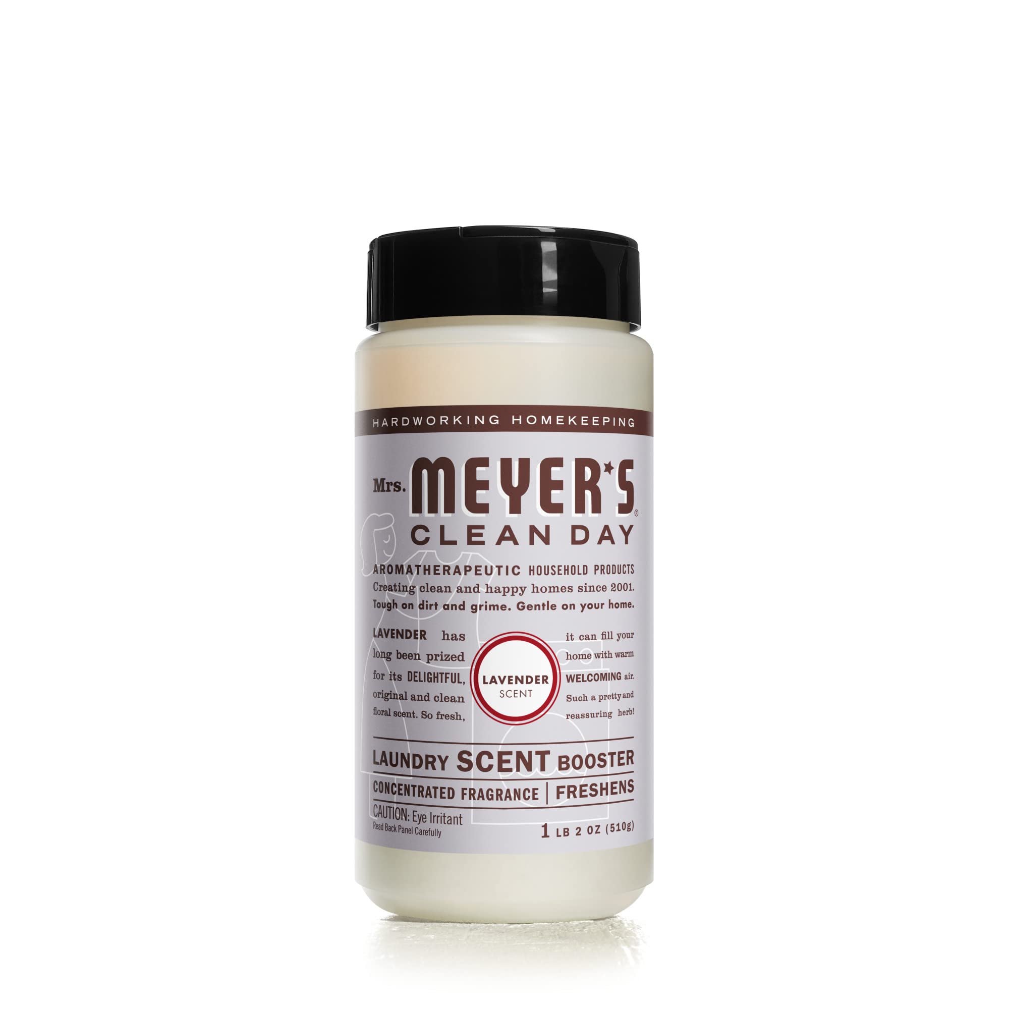Mrs. Meyer's Clean Day Lavender Scent Booster for Laundry - 18 oz | Enhances Liquid Detergent & Pods | Fresh Scent for Sheets, Towels & Clothes | Eco-Friendly Fabric Refresher for Home & Travel