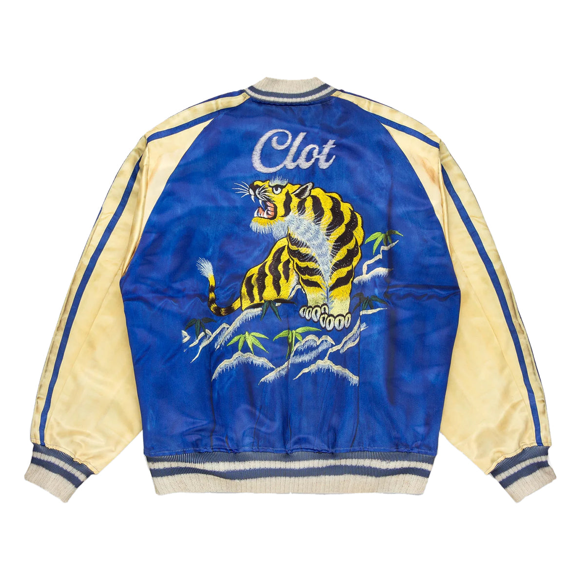 TOLQ Reversible Printed Souvenir Jacket - Blue | Vintage Style Windbreaker for Men & Women | Perfect for Travel, Streetwear, and Casual Outfits