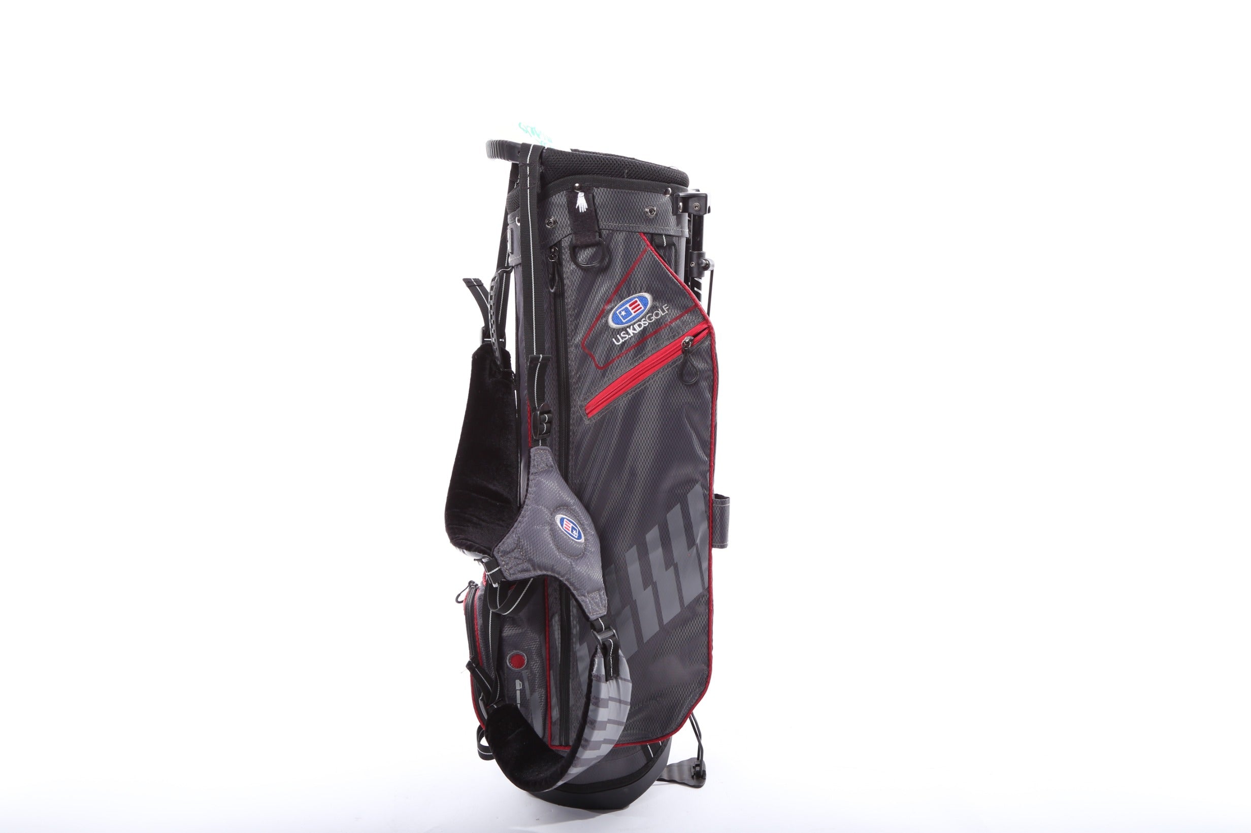 Lefty US Kids Golf U/L 60 Blue/Black/Grey Driver, 4H, 5I, 7I, PW, Putter Set - Complete Left-Handed Junior Golf Clubs for Beginners - Perfect for Youth Golf Training & Tournament Play