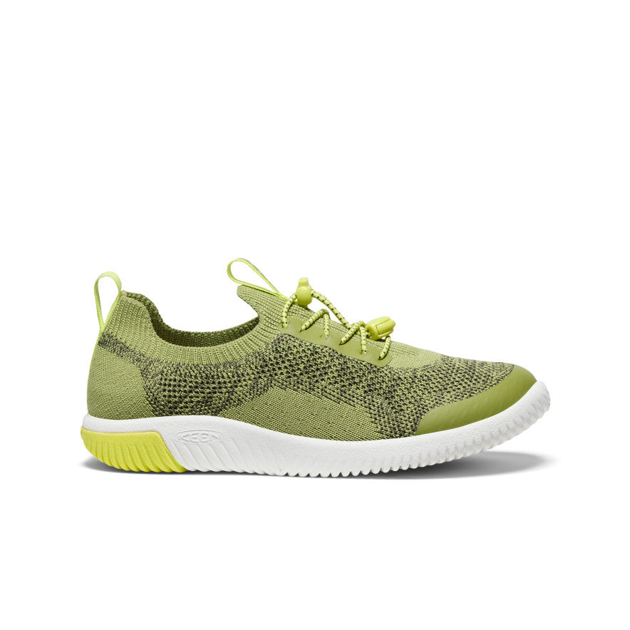 KNX Knit Sneakers for Big Kids - Breathable & Lightweight Iguana/Evening Primrose Color | Perfect for School, Play & Everyday Wear