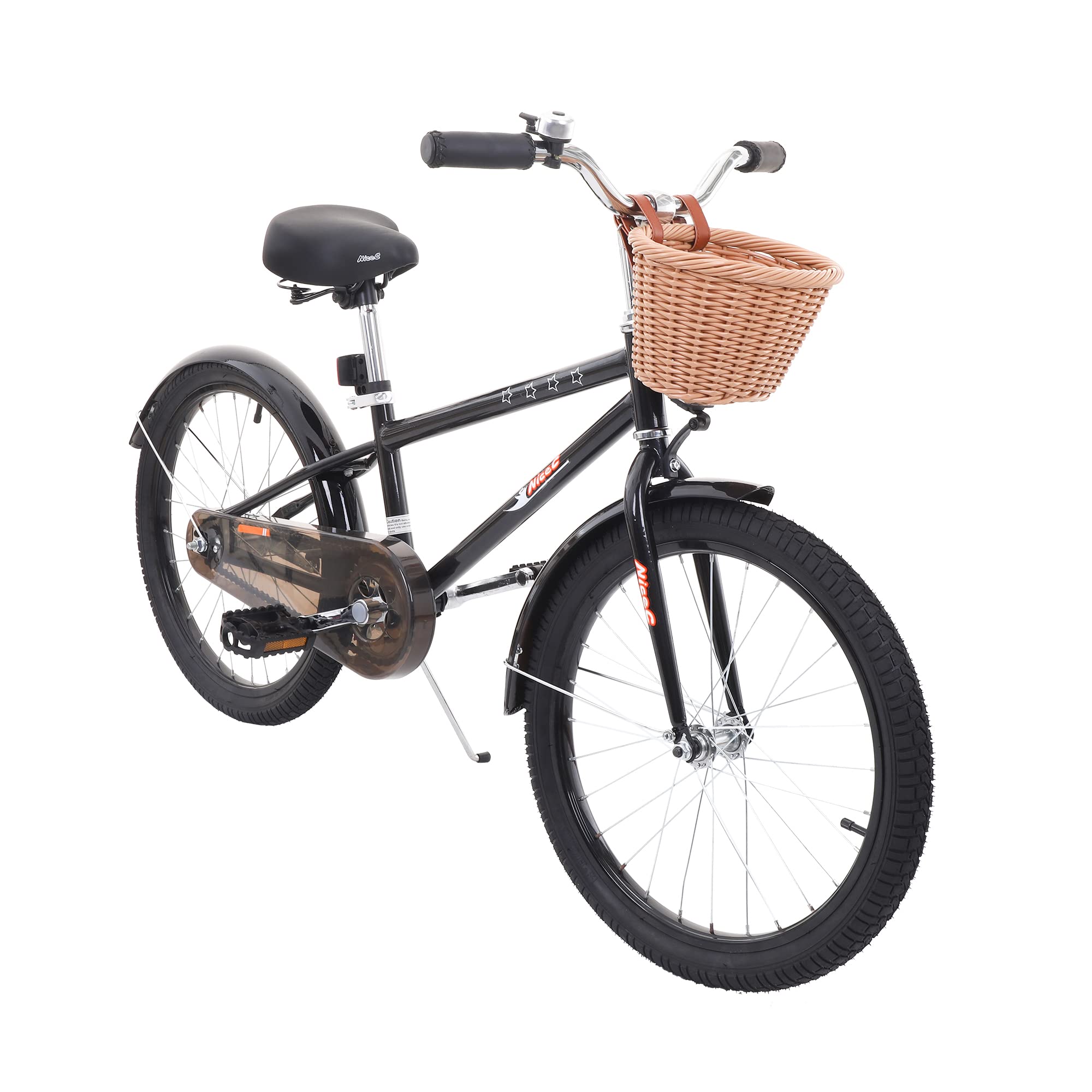 Nice C Kids Bike - 12 14 16 18 20 Inch Boys Girls Cruiser Bicycle with Basket, Coaster Brake & Training Wheels | Perfect for Neighborhood Rides, Park Adventures & Learning to Cycle