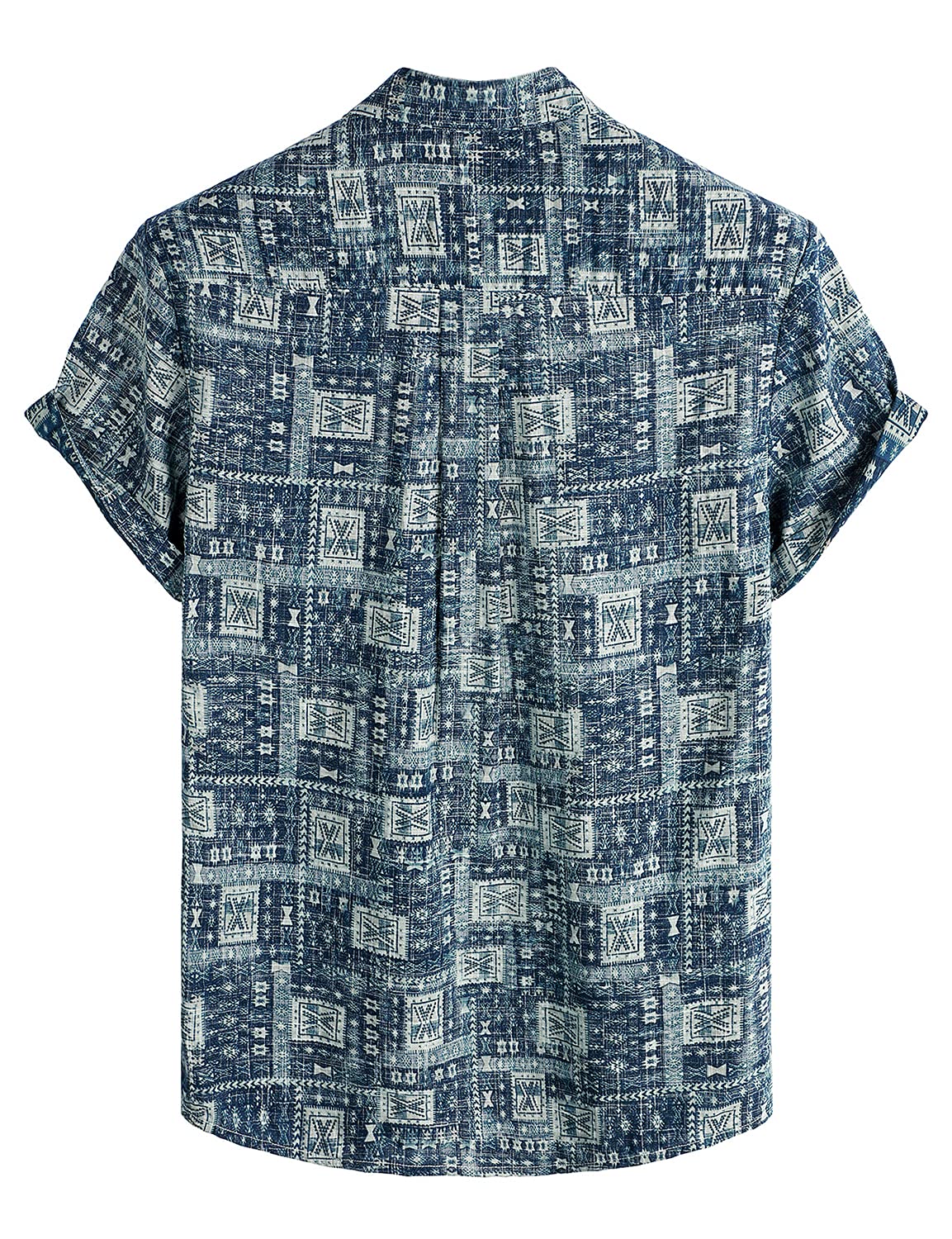 VATPAVE Men's Hawaiian Shirts - Casual Floral Short Sleeve Button Down Shirt with Front Pocket | Tropical Beach Vacation, Summer Party & Outdoor Wear