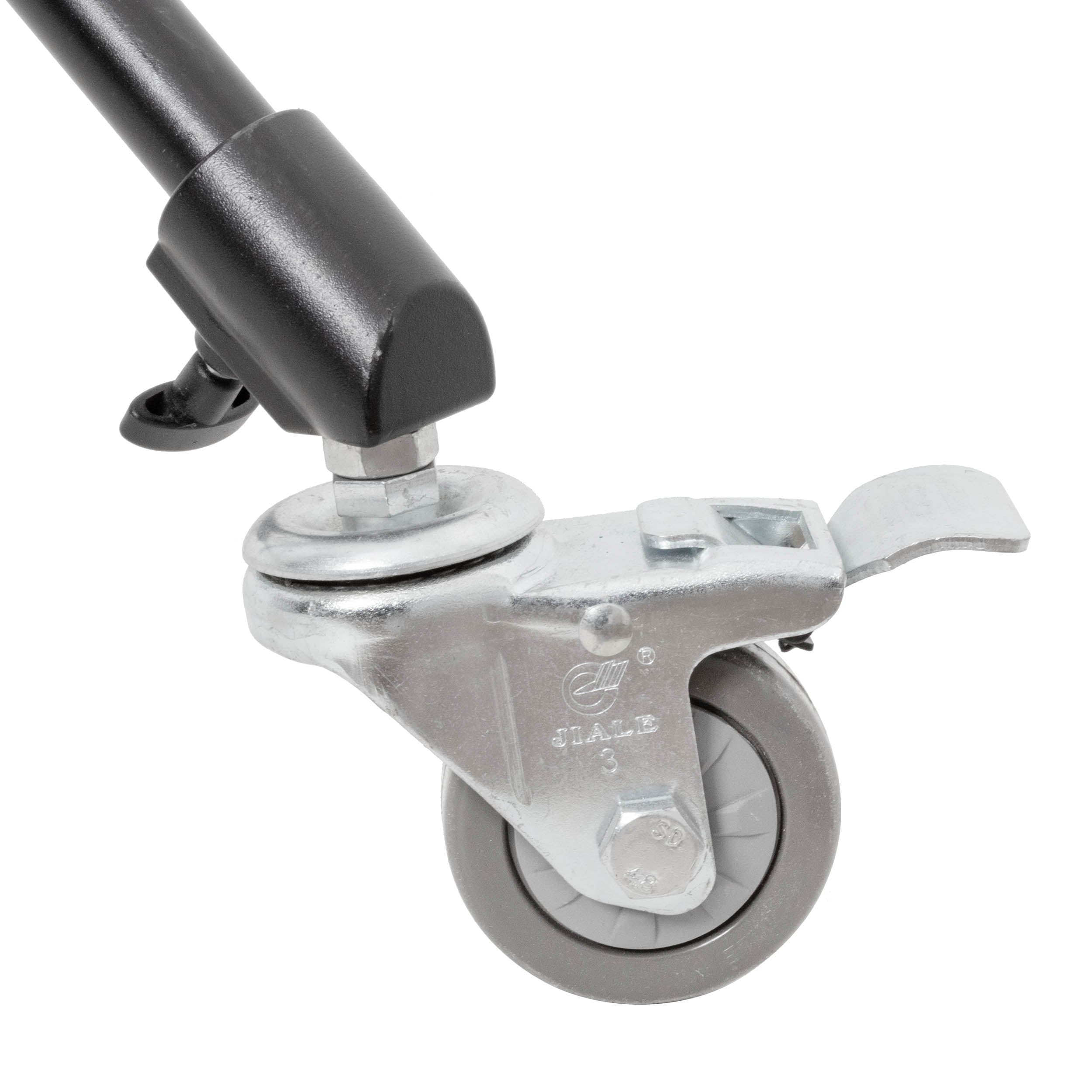 Heavy Duty Wheeled Golf Bag Stand - 1 1/8 Junior Pin Connection (Stand Only) | Portable Golf Cart for Junior Clubs | Perfect for Driving Range & Course Practice