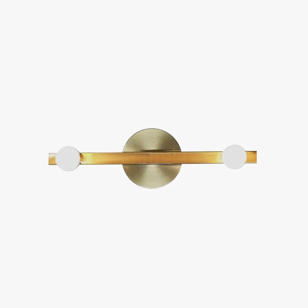 Dimmable Gold Wall Sconces with Double Globe Design - Perfect for Bedroom, Living Room, and Hallway Lighting