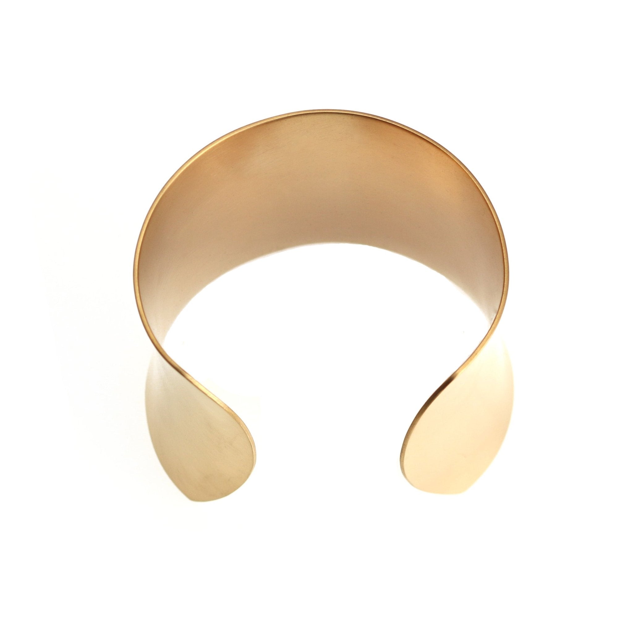 Elegant Brushed Anticlastic Bronze Cuff Bracelet for Women - Boho Chic Jewelry for Parties, Weddings & Everyday Wear