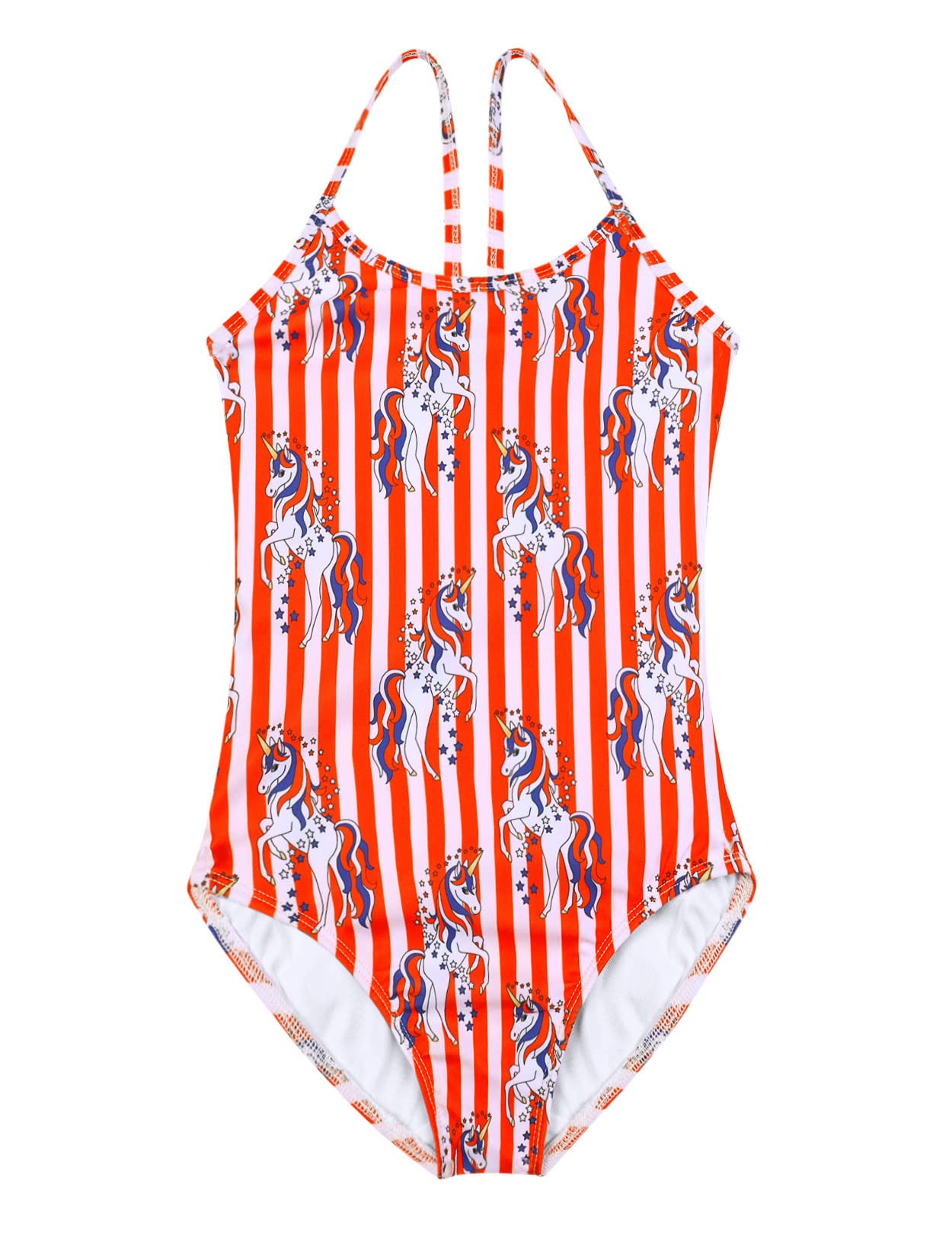 **Unicorn Mermaid Girls Swimsuits - One Piece Bathing Suits for Kids - Beach & Pool Swimwear for Summer Fun**