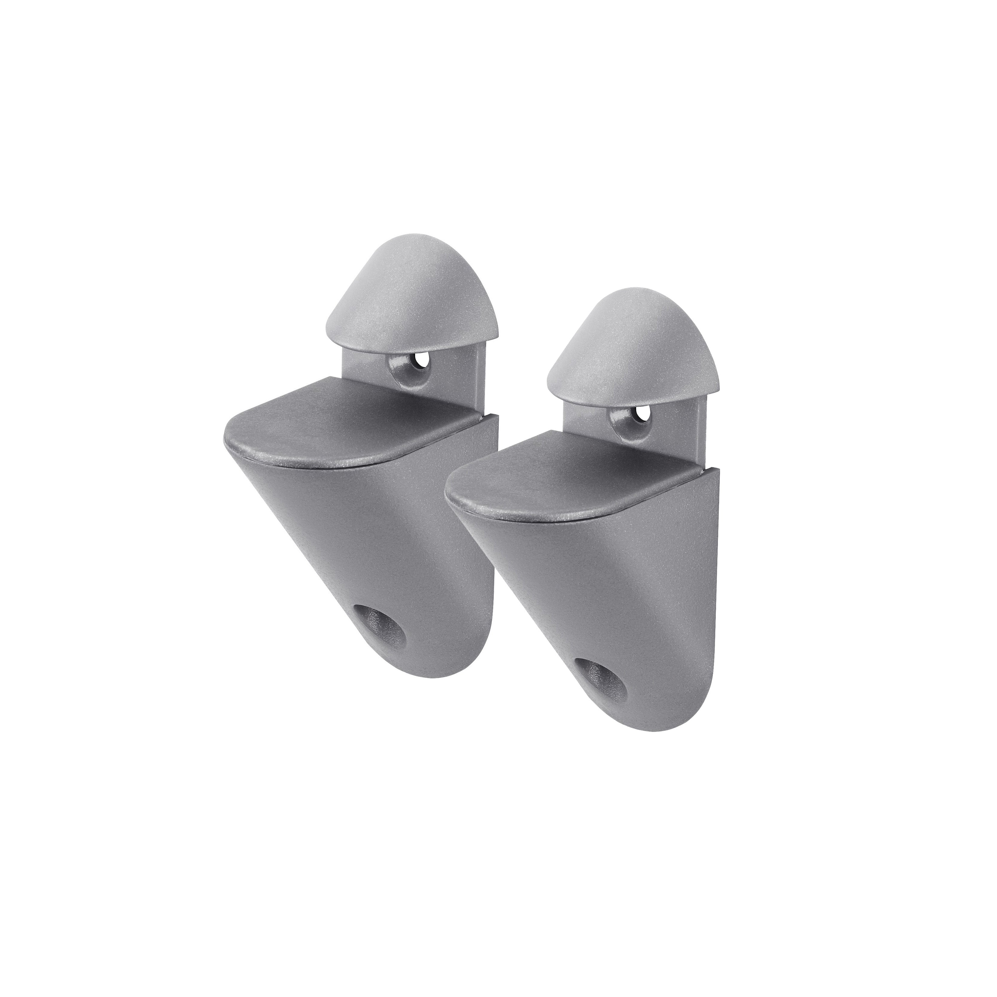 MILO Shelf Clip Set - Heavy Duty Organizer for Kitchen, Bathroom & Office - Space Saving Storage Solution