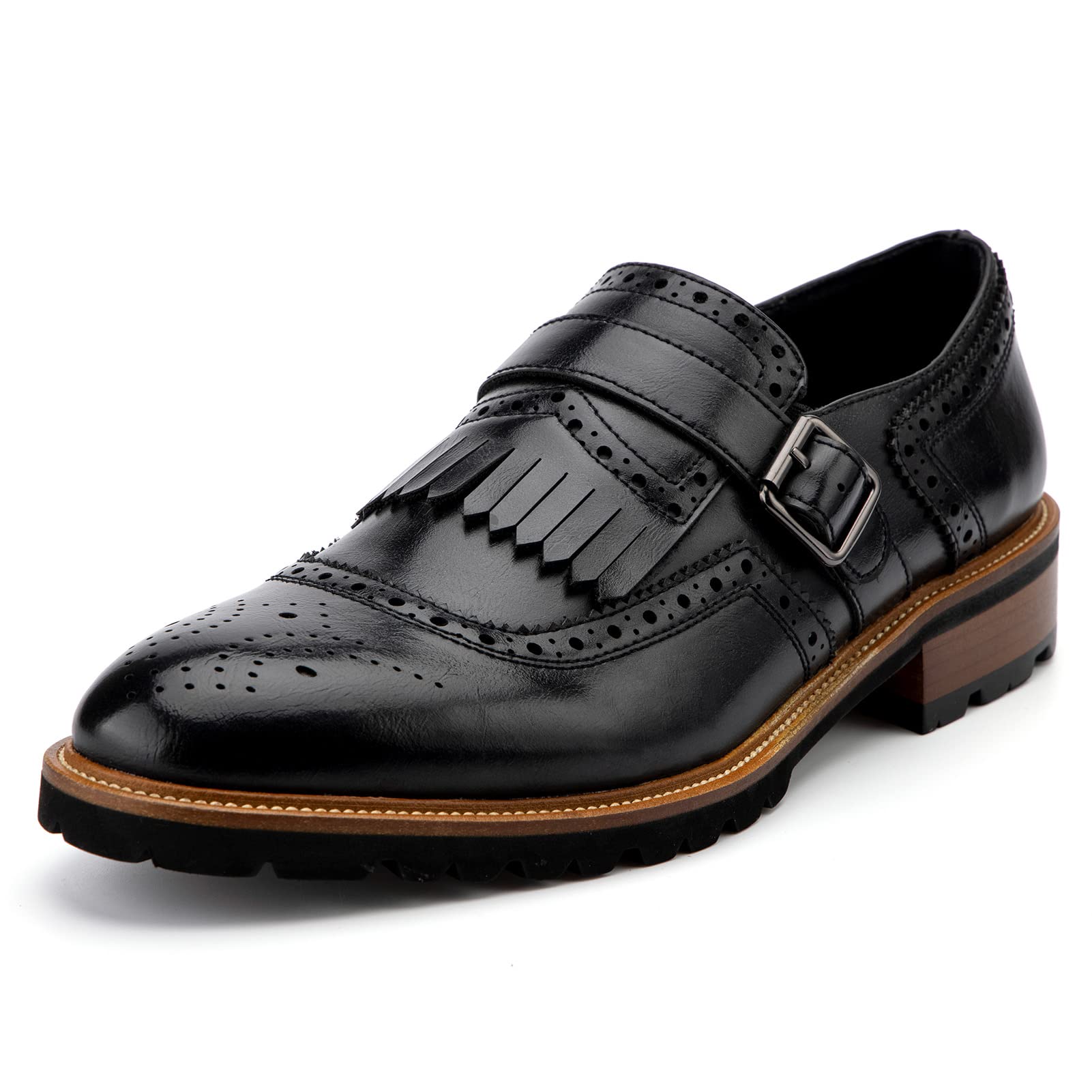 Premium Men's Oxford Shoes - Classic Business Casual Lace-Up Dress Shoes for Men | Office, Wedding & Formal Events