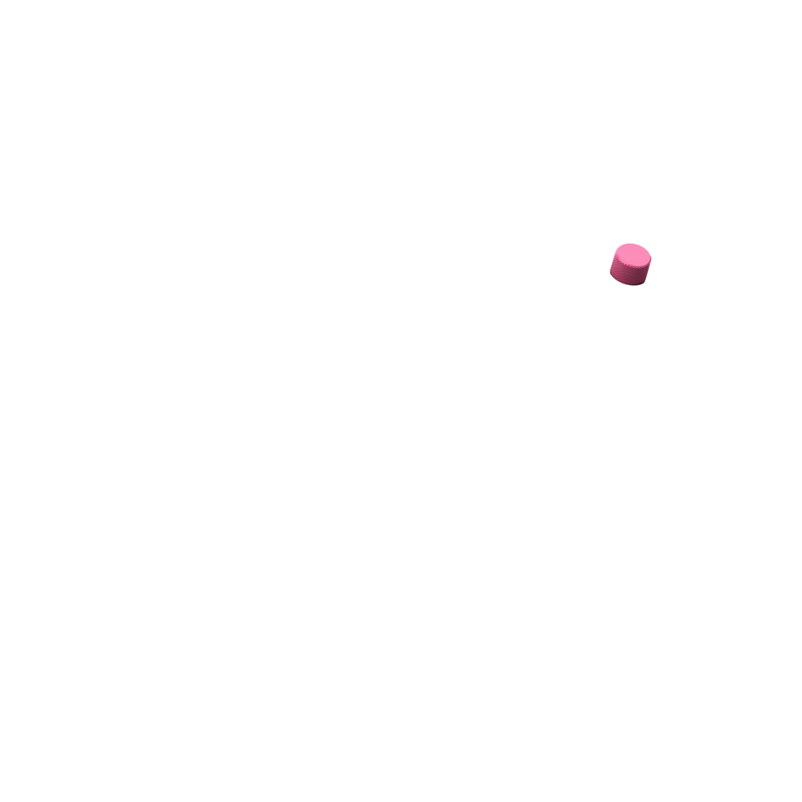 GMMK Rotary Knob Limited Edition Mechanical Keyboard - Flamingo Pink Color | Customizable Gaming Keyboard for PC, Mac | Perfect for Typing, Gaming & Office Work