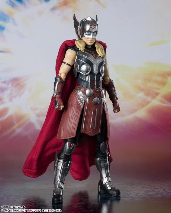 S.H.Figuarts Mighty Thor Action Figure - Premium Collectible Marvel Movie Toy for Display & Role Play | Perfect for Fans, Collectors & Gift Giving