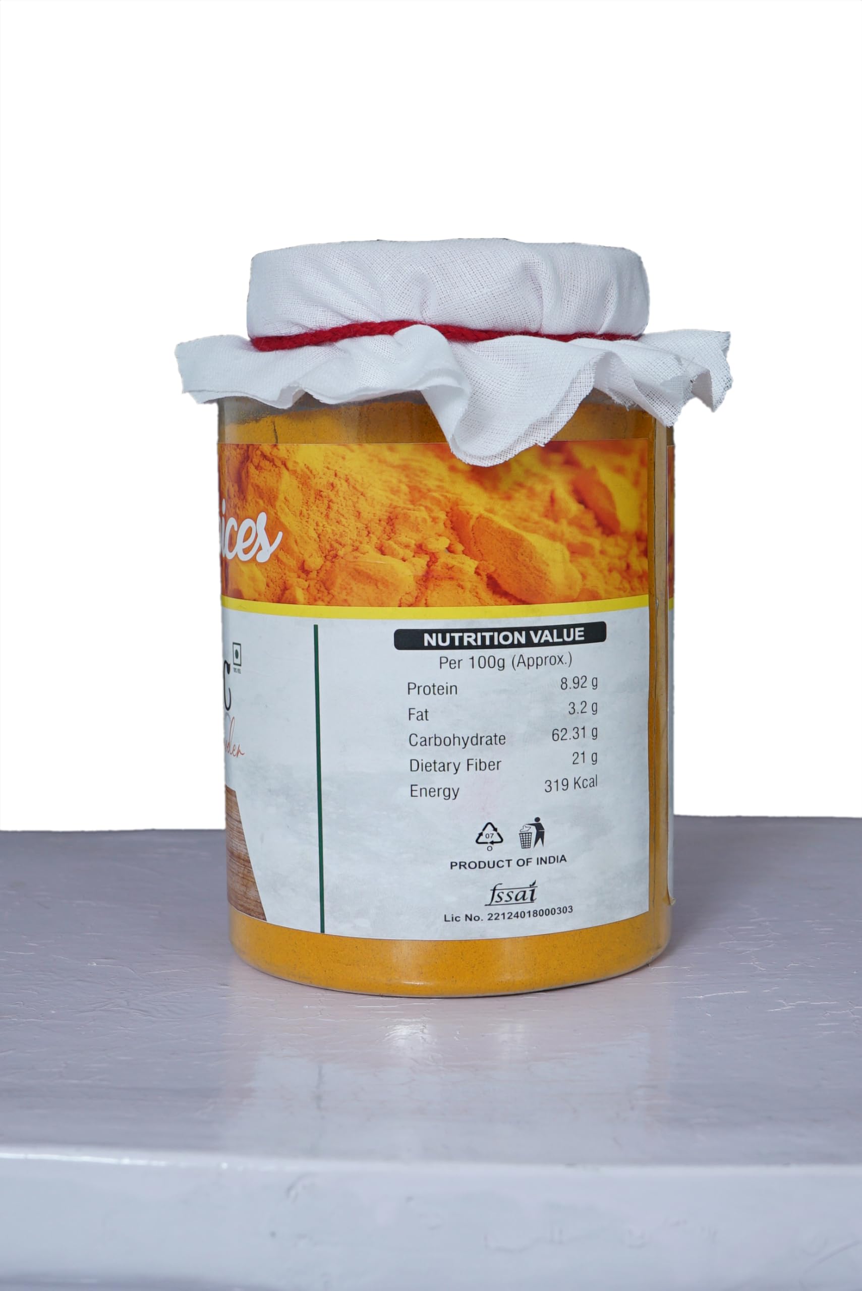 Organic Turmeric Powder 500g - 100% Pure, Chemical-Free Haldi Powder | Antioxidant & Anti-Inflammatory Benefits | Perfect for Cooking, Golden Milk, Smoothies & Skin Care | USDA Certified