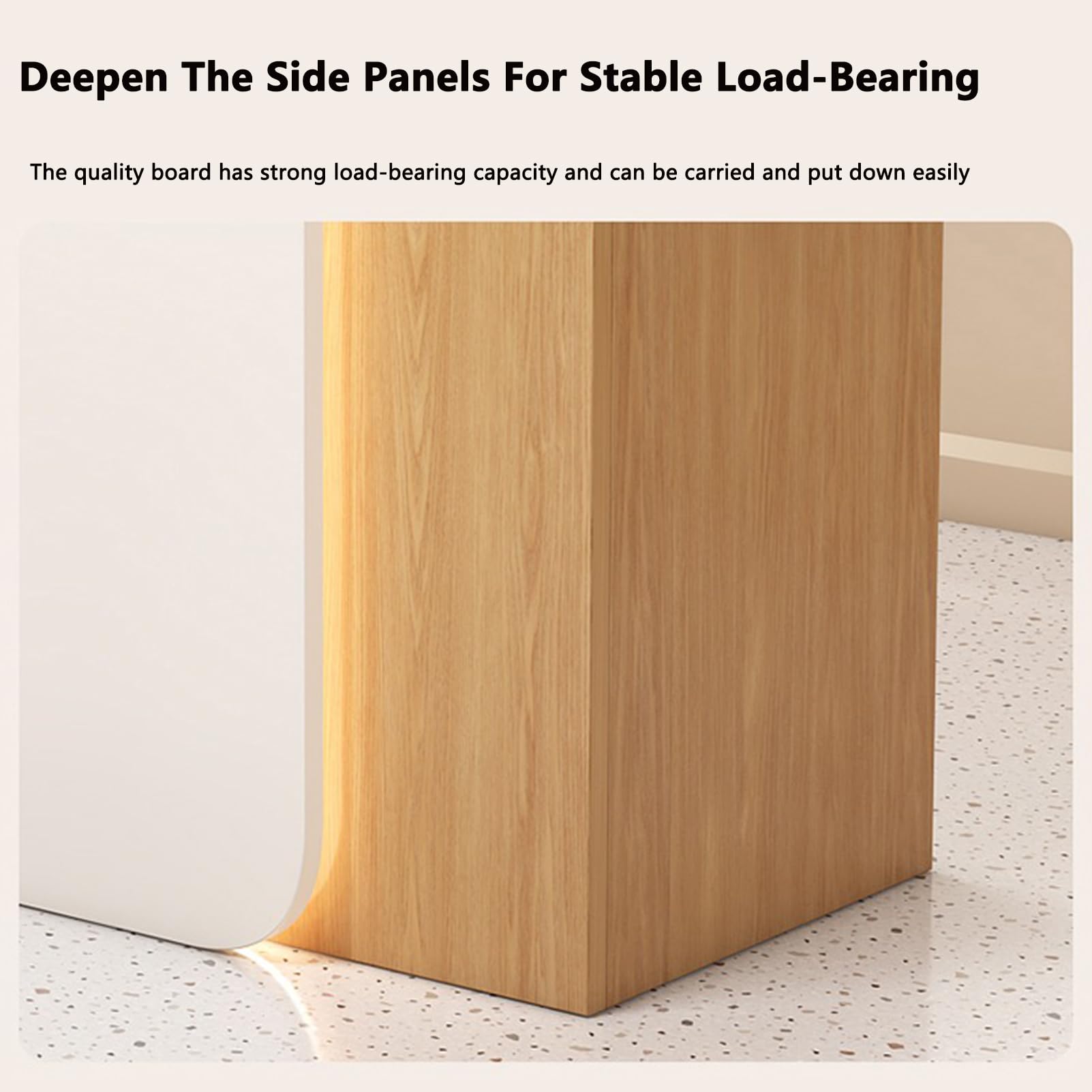 Modern Reception Desk with Lockable Drawer - 80