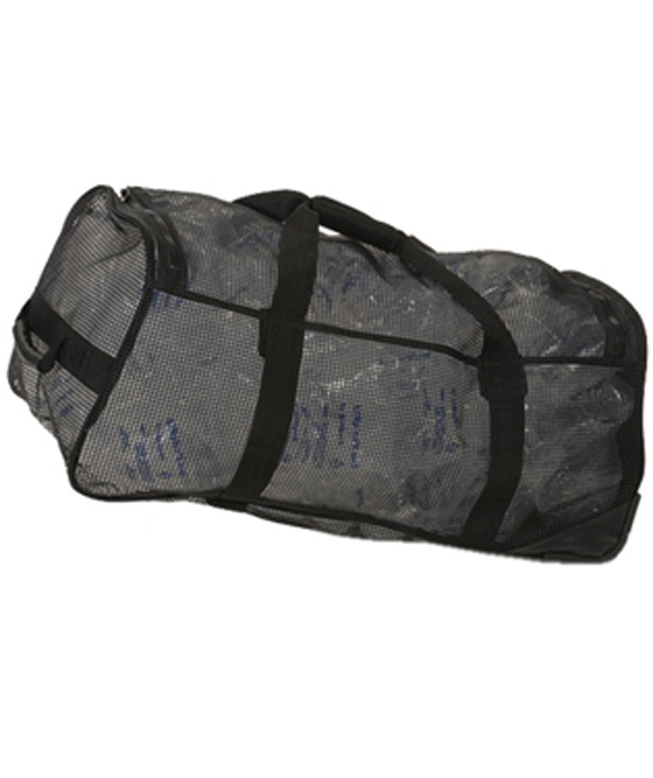 Armor Sea Rolling Mesh Duffel Bag - Waterproof & Saltwater Resistant Travel Duffle with Dry Bag Compartment - Perfect for Beach Trips, Boat Travel & Water Sports Gear Storage