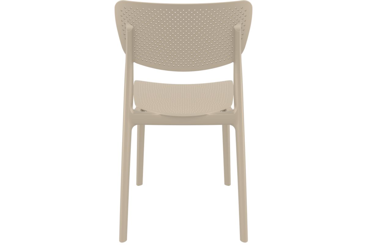 Stackable Lucy Dining Chair - Indoor/Outdoor Use for Restaurants, Cafes, and Home Patios | Durable & Stylish Seating Solution