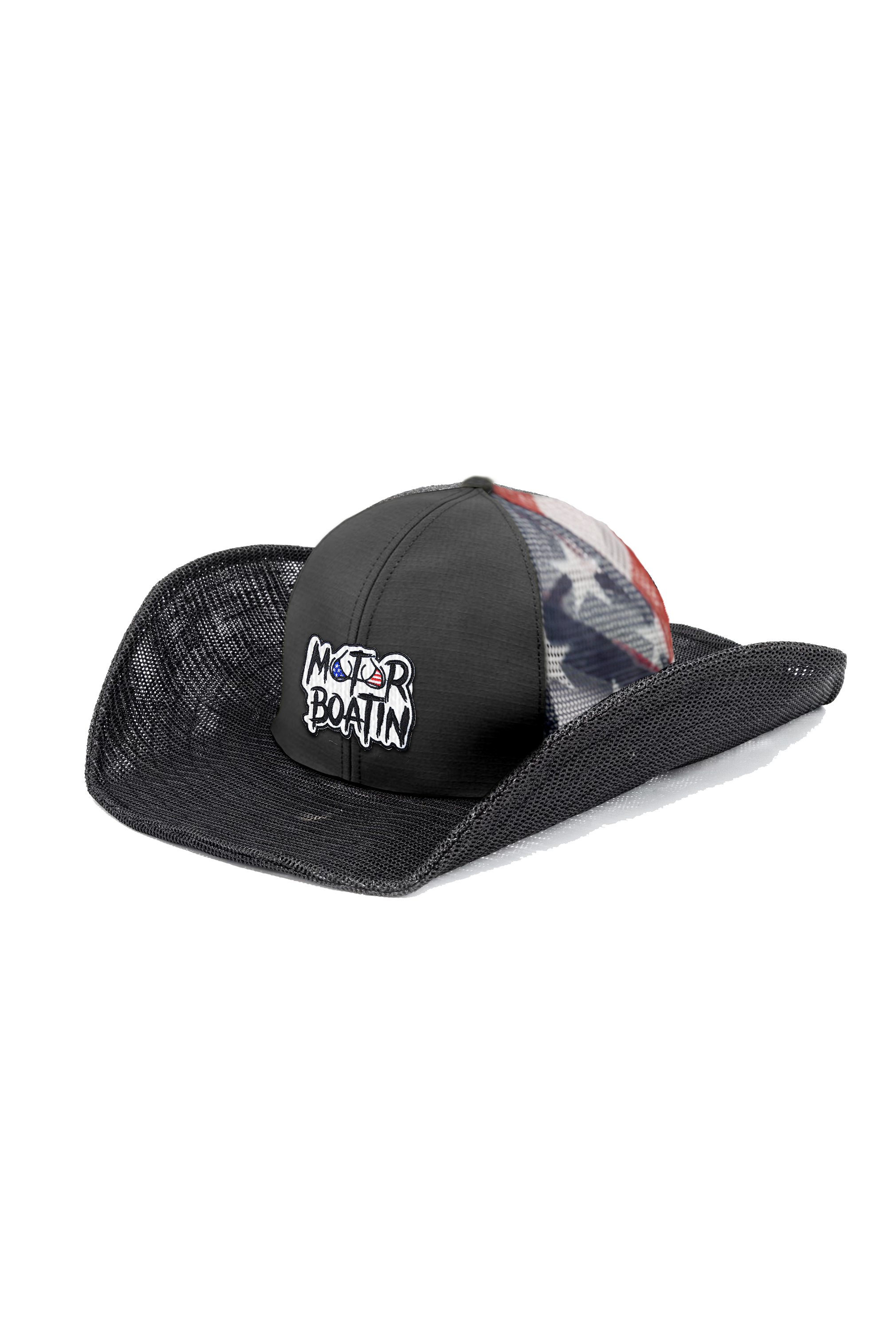 Motor Boatin USA Cowboy Snapback Hat - 6 Panel Adjustable Baseball Cap for Men & Women - Perfect for Outdoor Activities, Sports, and Casual Wear