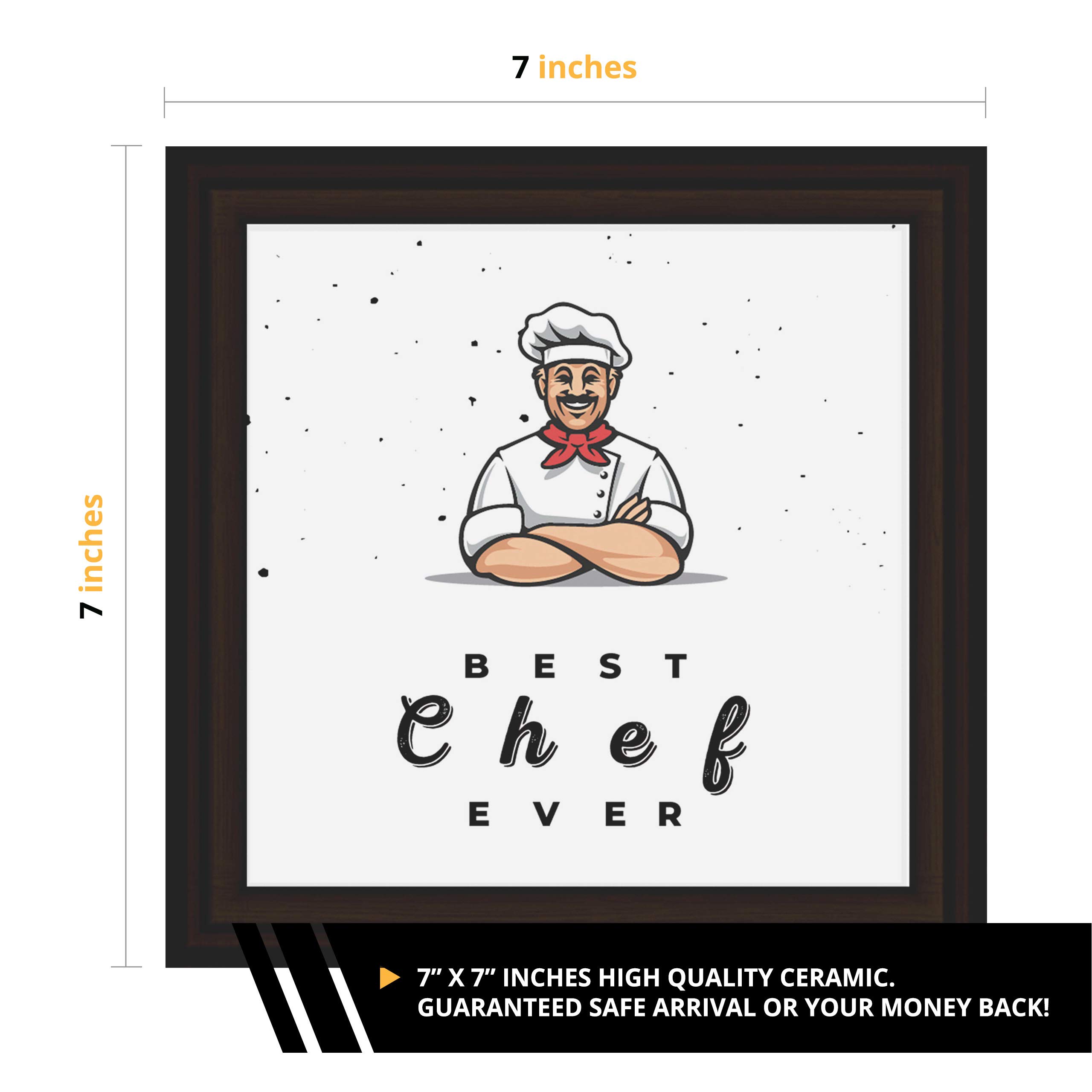 BRYVAHS Chef Kitchen Decor - Perfect Gift for Cooks & Home Decoration