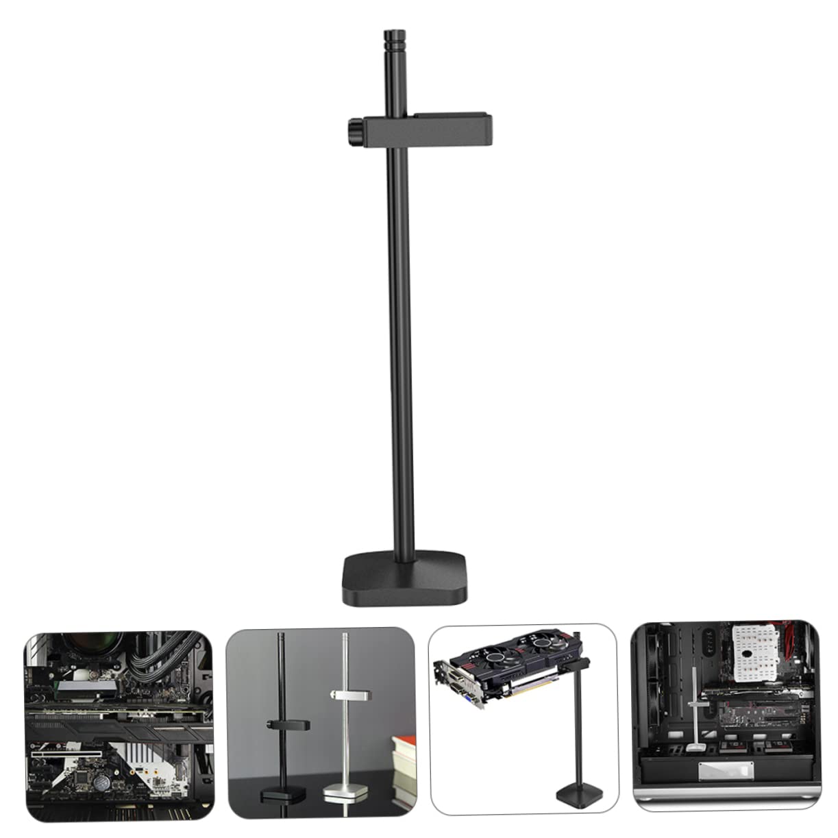 Uonlytech 5-Pack Adjustable GPU Support Bracket - Anti-Slip Graphics Card Holder Stand for PC Case, Durable Aluminum-Magnesium Alloy Computer Accessory (Perfect for Gaming Rigs & Workstation Builds)