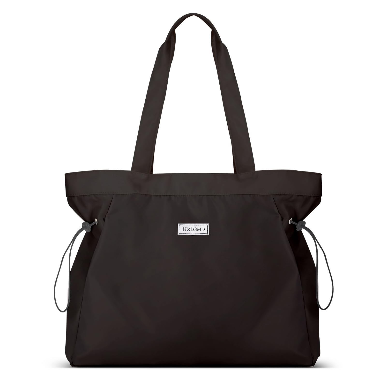 Stylish Foldable Nylon Tote Bag for Women with Zipper - Large Shoulder Bag & Top Handle Handbag - Perfect for Shopping, Travel, Work and Daily Use