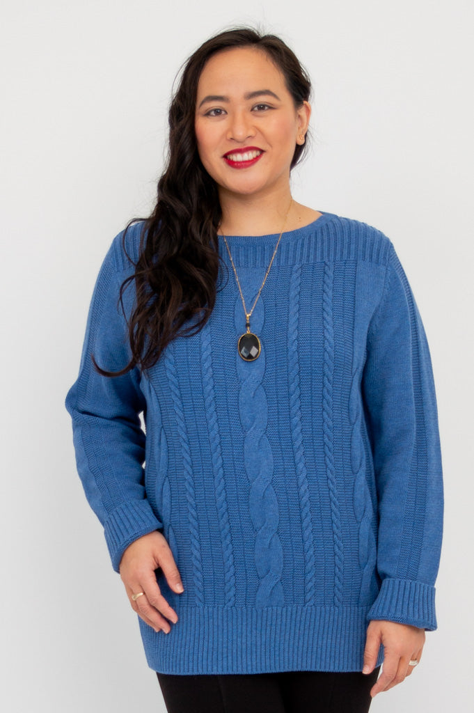 Cora Sweater for Women - Soft Cotton Knit Pullover | Claira Style | Perfect for Casual Wear & Layering