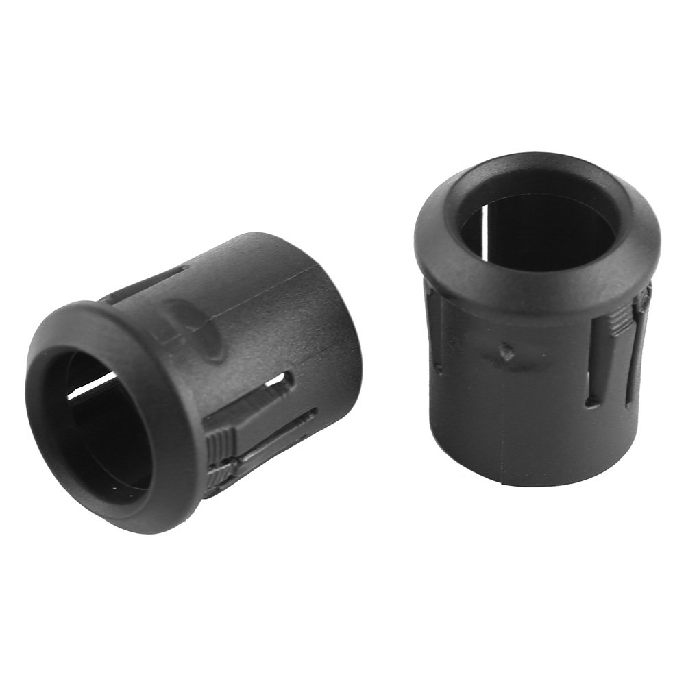GOTOTOP 50Pcs LED Plastic Clip Holders - 3mm 5mm 8mm 10mm Lamp Socket Diode Holder - Nylon Black Clip Bezel Bracket for Pendant Light & Wall Light Sockets (8mm) - Perfect for DIY Lighting Projects & Home Decor
