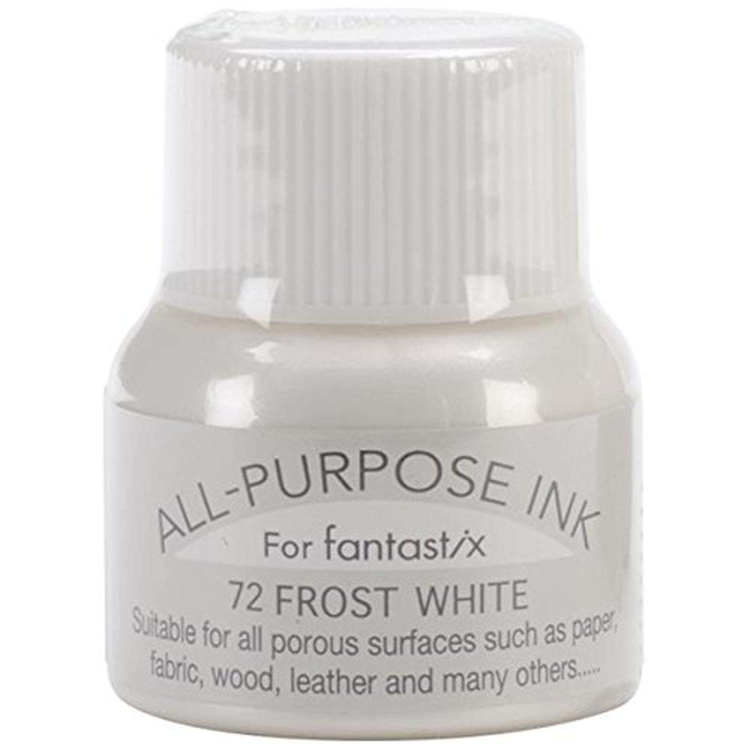 Tsukineko All-Purpose Ink - Frost White for Art, Crafts & Calligraphy - Perfect for Scrapbooking, Card Making & DIY Projects