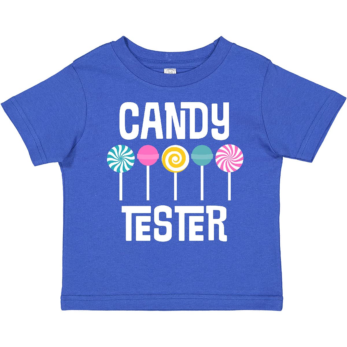 Inktastic Candy Tester Cute Sweets Toddler T-Shirt - Adorable Graphic Tee for Baby Boys & Girls - Perfect for Birthday Parties, Playdates & Family Photos