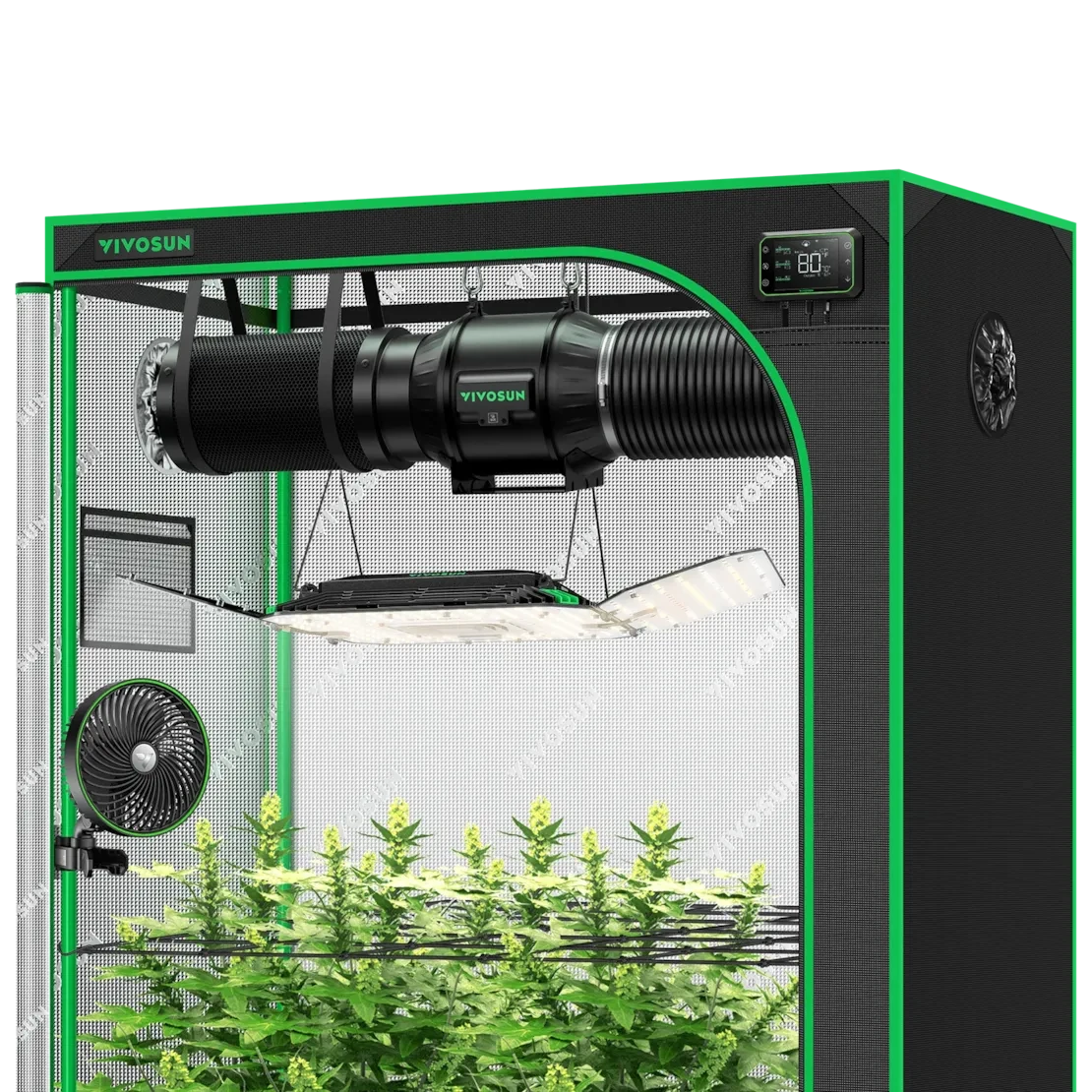 Vivosun Smart Grow Tent Kit Pro - 3 Plant T6 Hydroponic System | 2' x 5' Indoor Grow Tent for Herbs, Vegetables & Flowers | Perfect for Home Gardening & Indoor Plant Cultivation