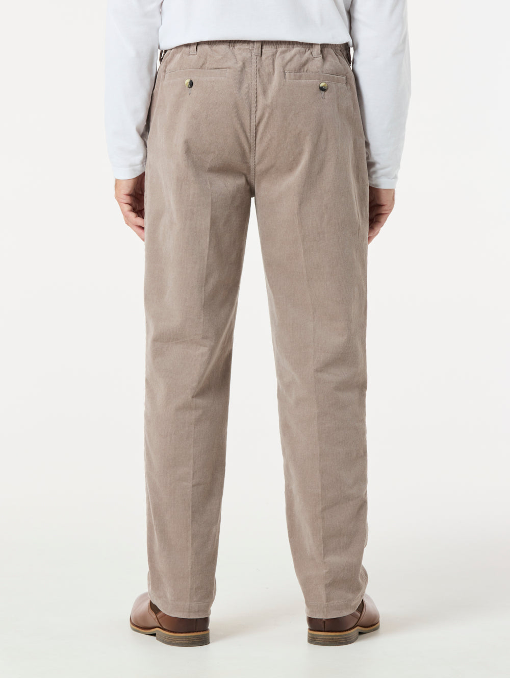 Cordeaux Pants for Women - High Waisted Stretch Comfortable Work Pants - Office Wear & Business Casual Outfits (Style: Babrn508, Item# 124094)