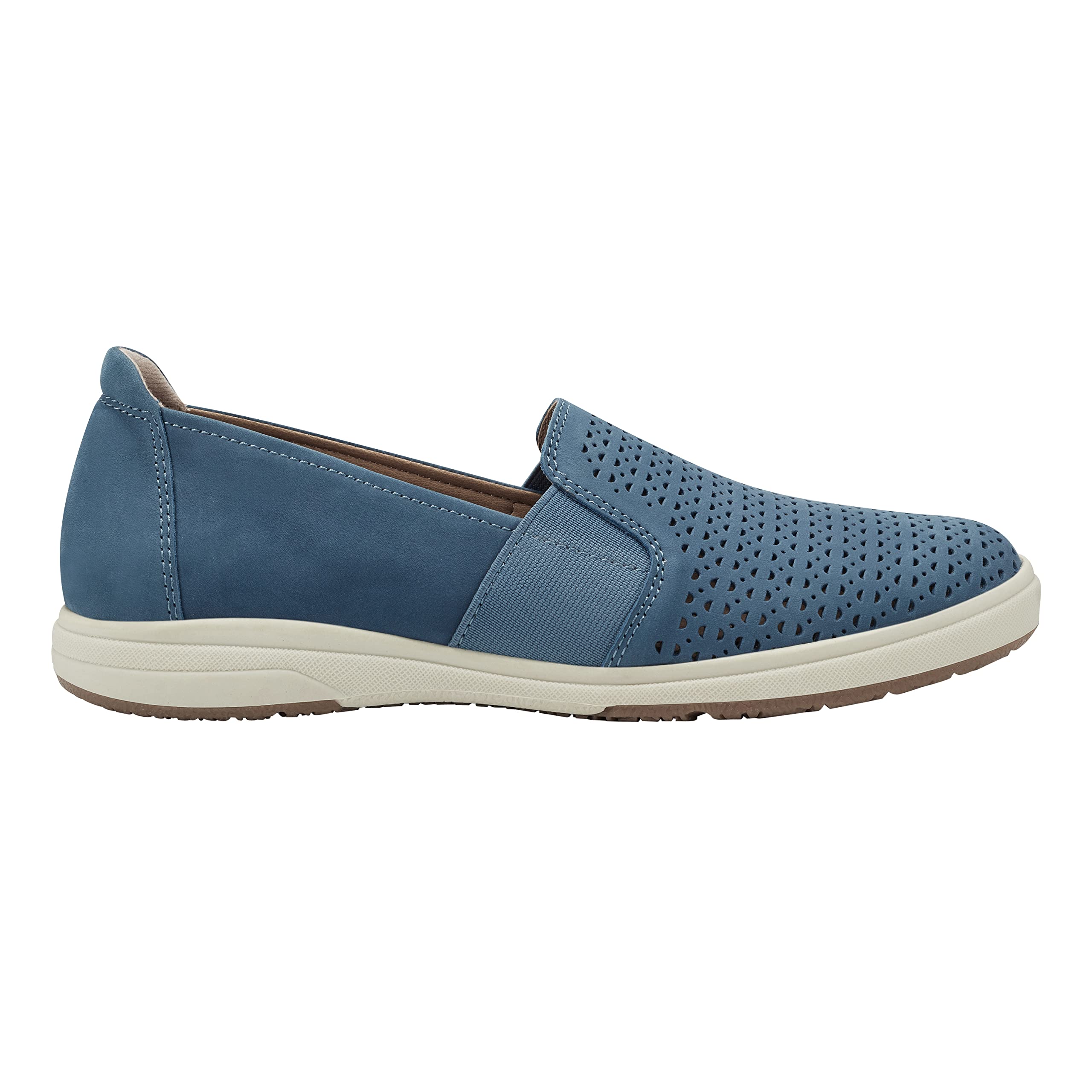 Earth Origins Women's Elin Slip-Resistant Slip-On Sneakers - Comfortable Casual Walking Shoes for Work, Travel & Everyday Wear
