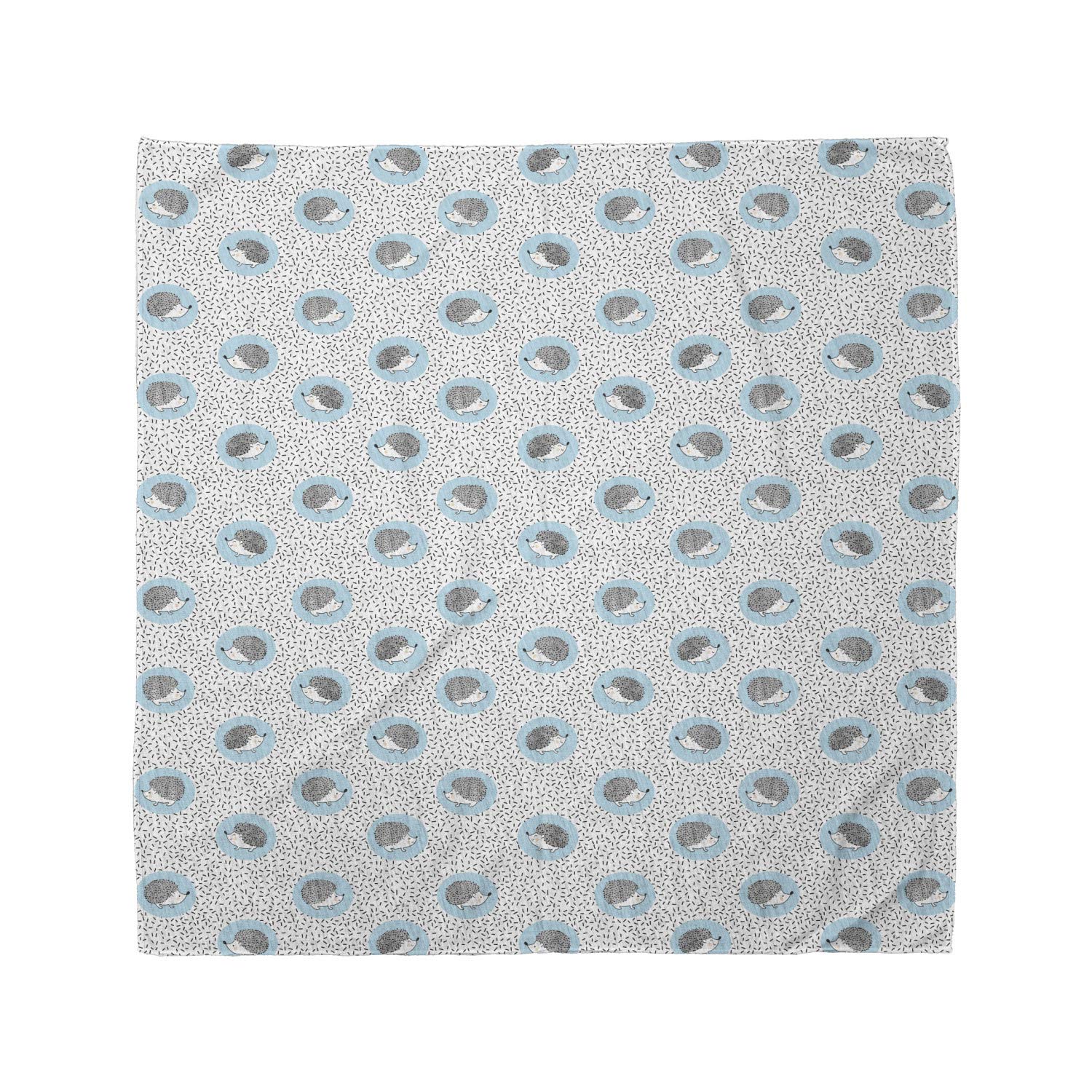 Ambesonne Hedgehog Bandana - Watercolor Animal Print Unisex Head & Neck Scarf for Men, Women - Perfect for Outdoor Activities, Festivals & Casual Wear