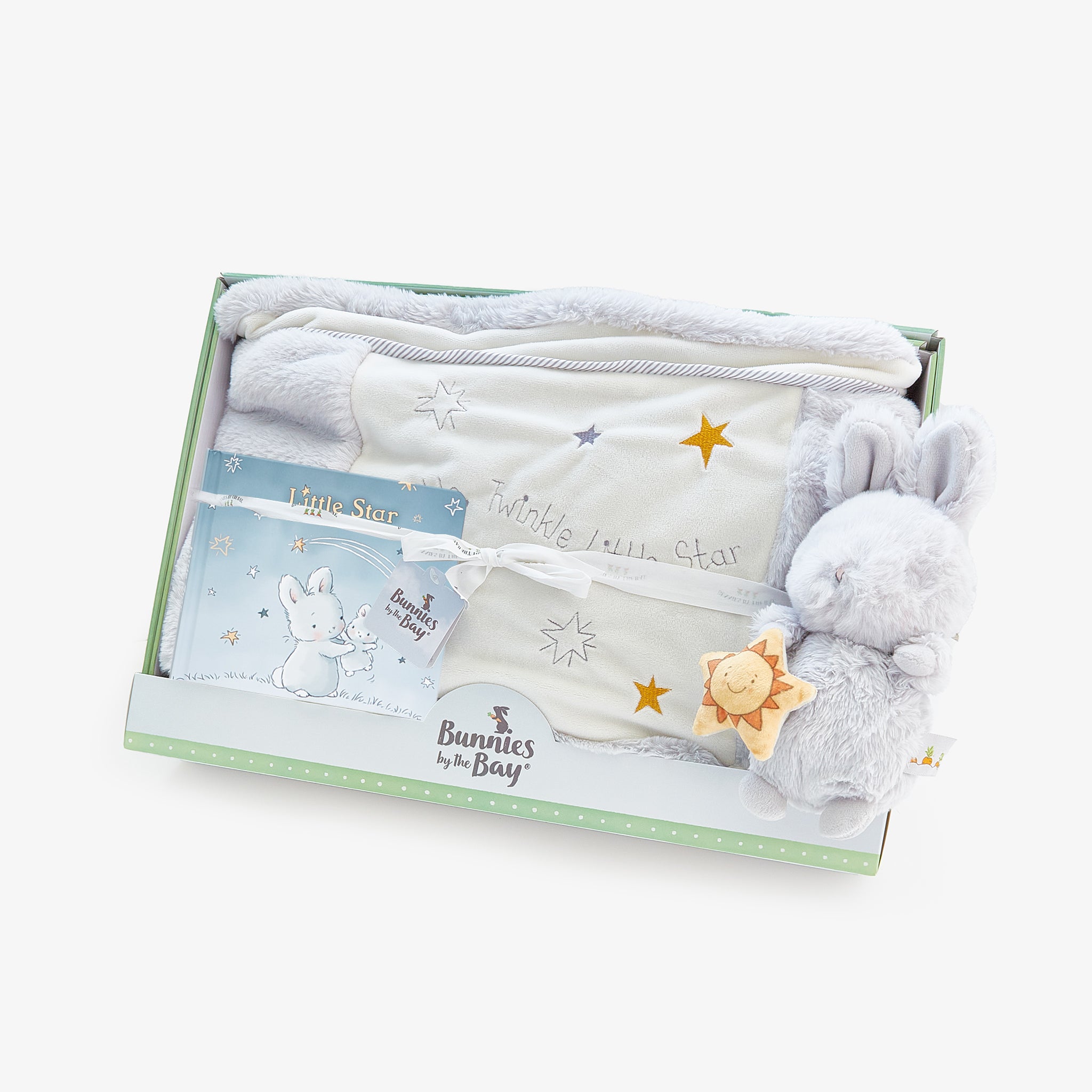 Little Star Heirloom Quilt Gift Set - Premium Handmade Baby Blanket & Keepsake Box - Perfect for Newborn Gifts, Christening, Baptism & Family Heirlooms - Nursery Decor, Baby Shower Present, Special Occasion Gift
