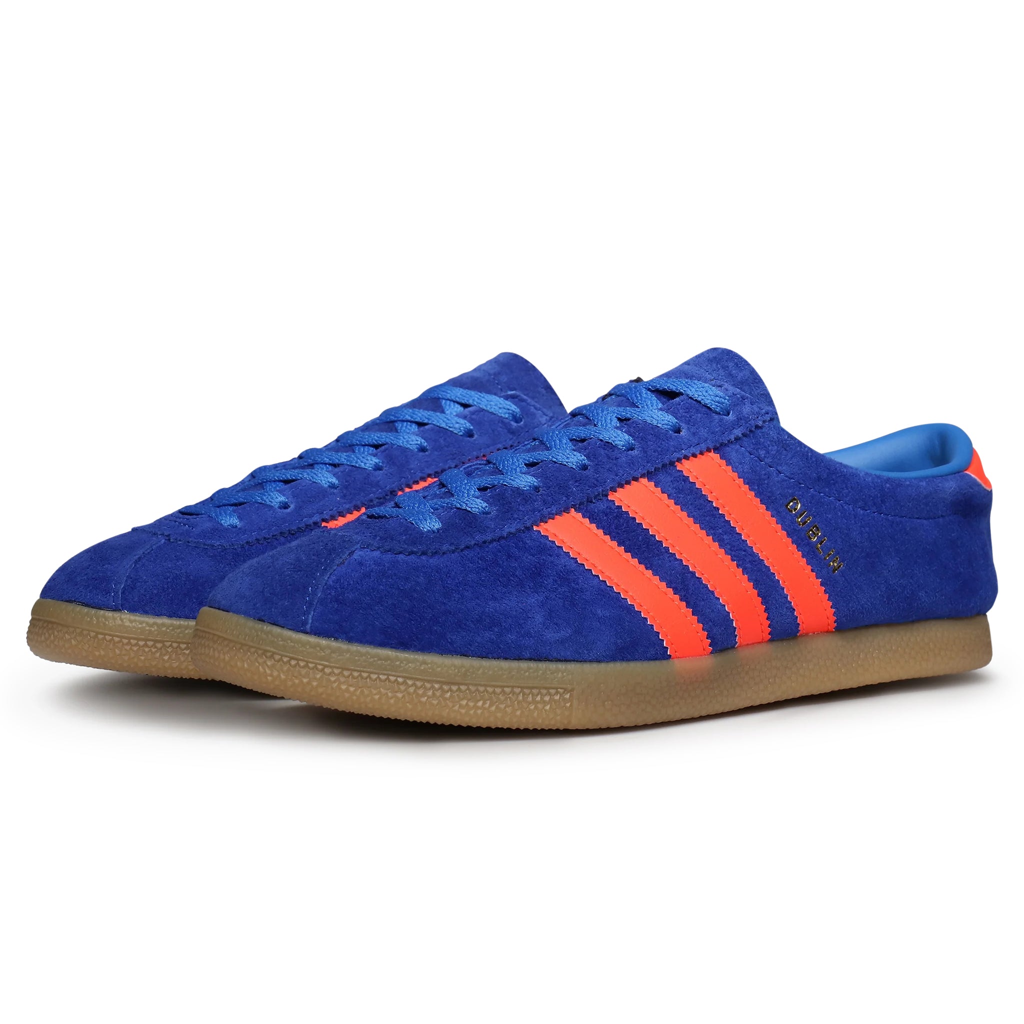 Adidas Dublin City Series Collegiate Royal Solar Red Sneakers (2023) - Men's Running Shoes for Jogging, Gym Workouts & Casual Wear